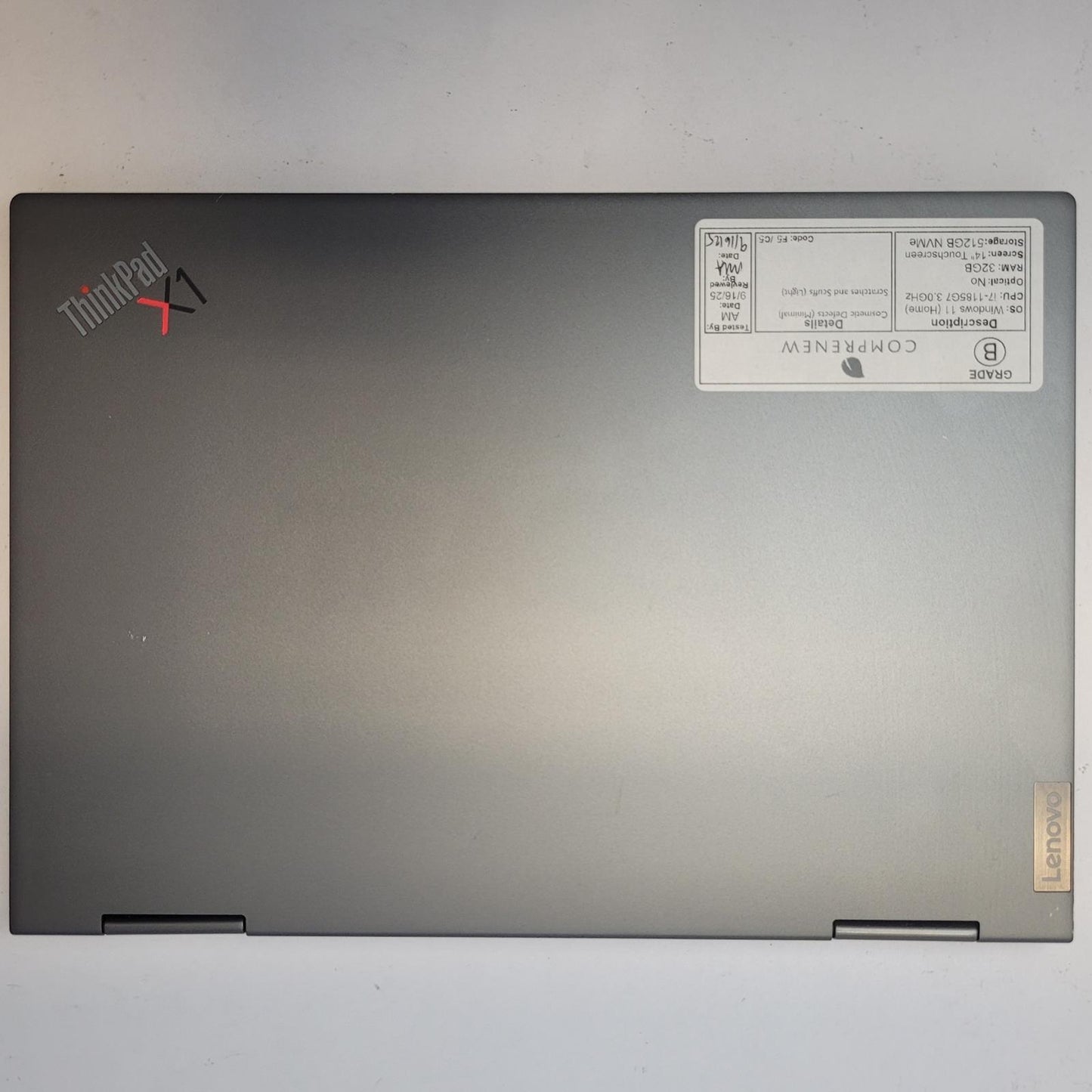 LENOVO X1 YOGA GEN 6 Windows 11 Home i7-1185G7 32GB RAM 512GB NVME | Grade B