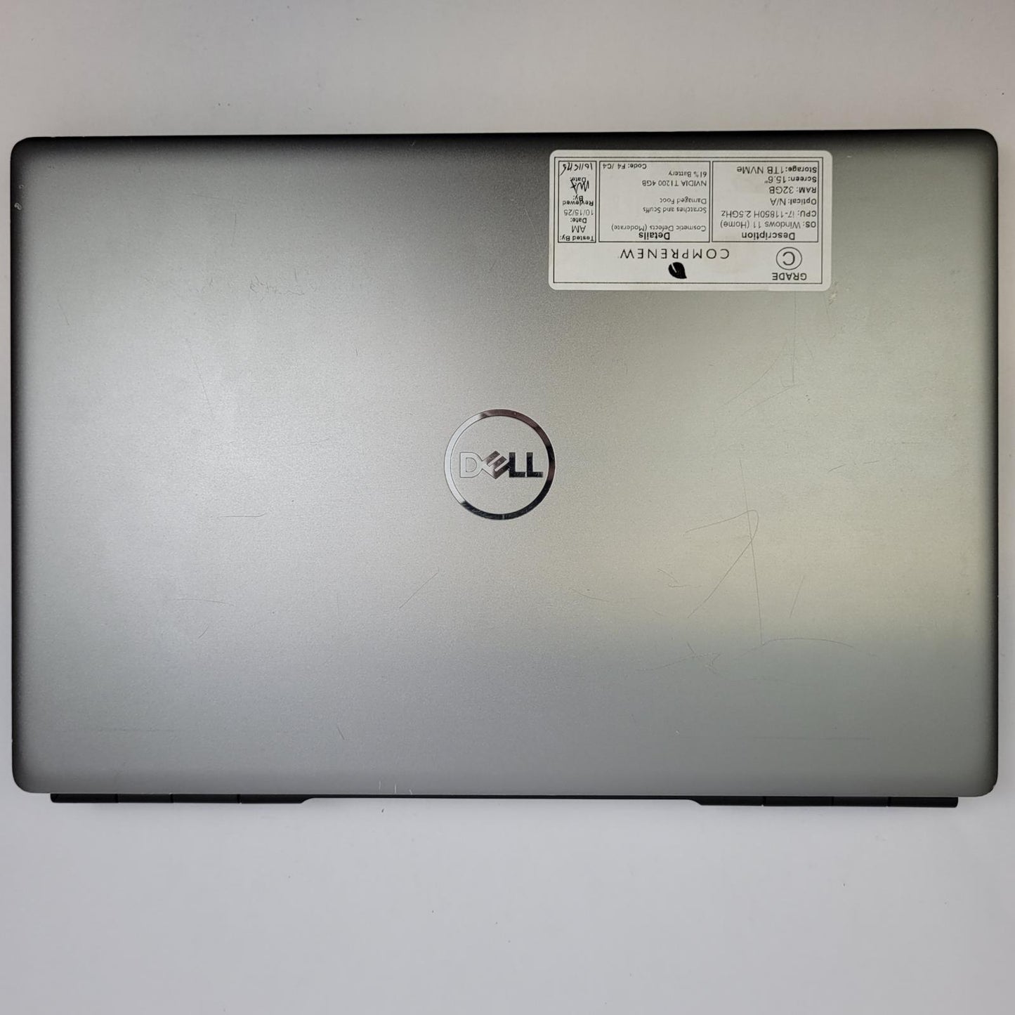 DELL PRECISION 7560 Windows 11 Home i7-11850H 32GB RAM 1TB NVME | Grade C