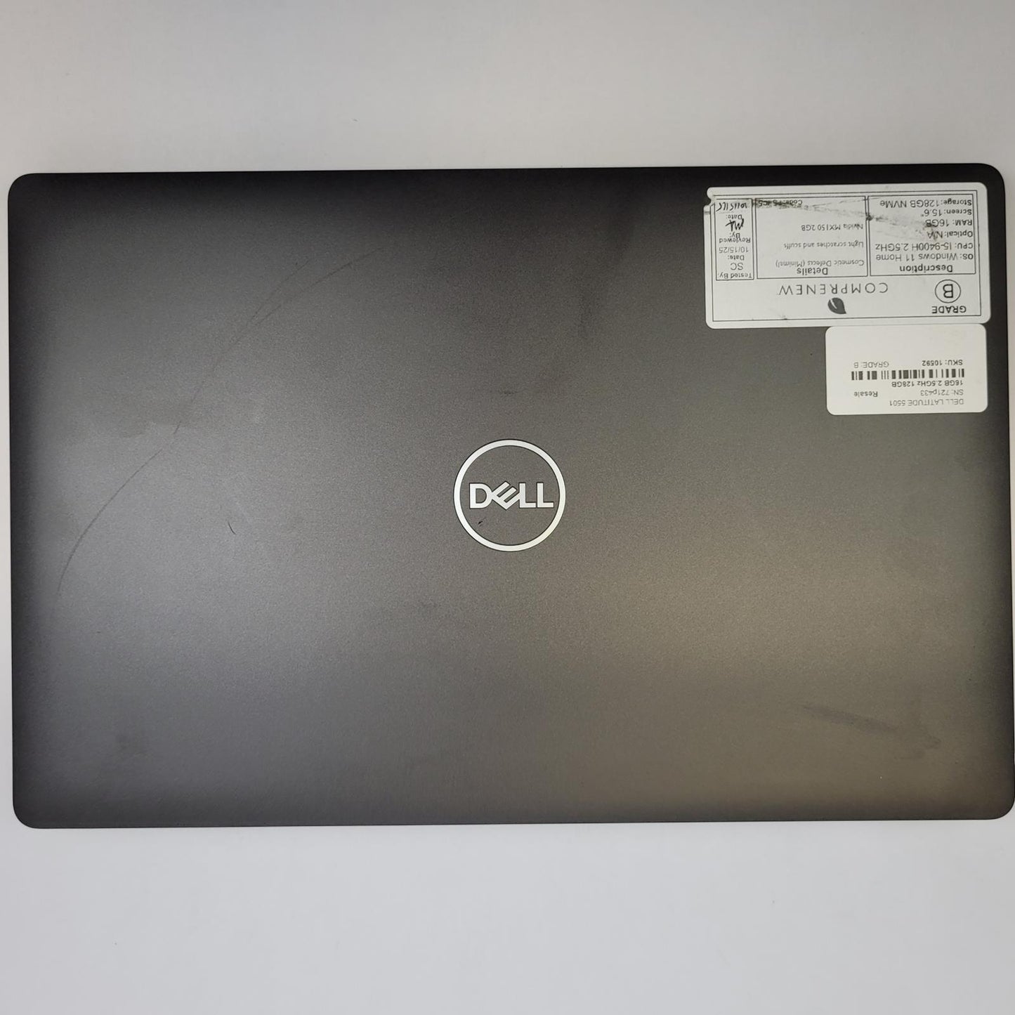 DELL LATITUDE 5501 Win 11 I5-9400H 16GB RAM 128GB NVME | Grade B | 10592