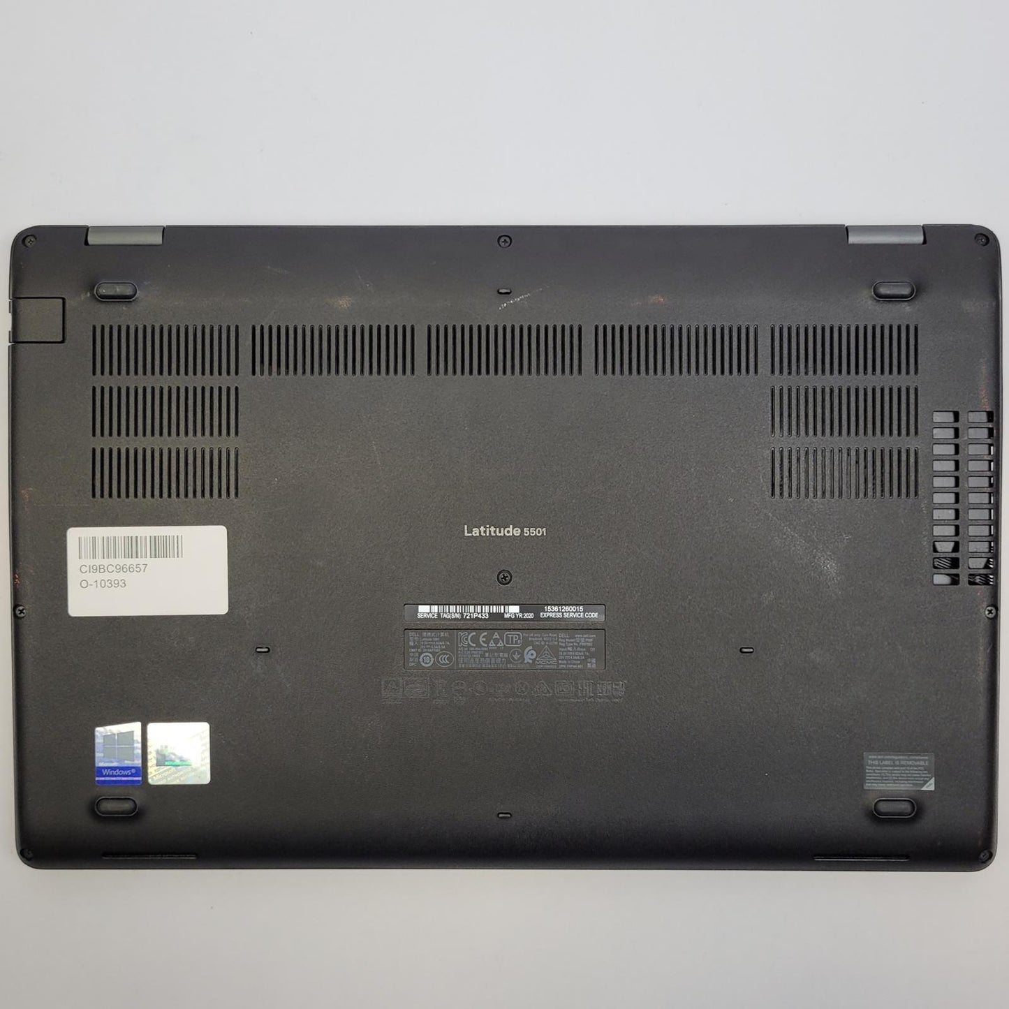 DELL LATITUDE 5501 Win 11 I5-9400H 16GB RAM 128GB NVME | Grade B | 10592