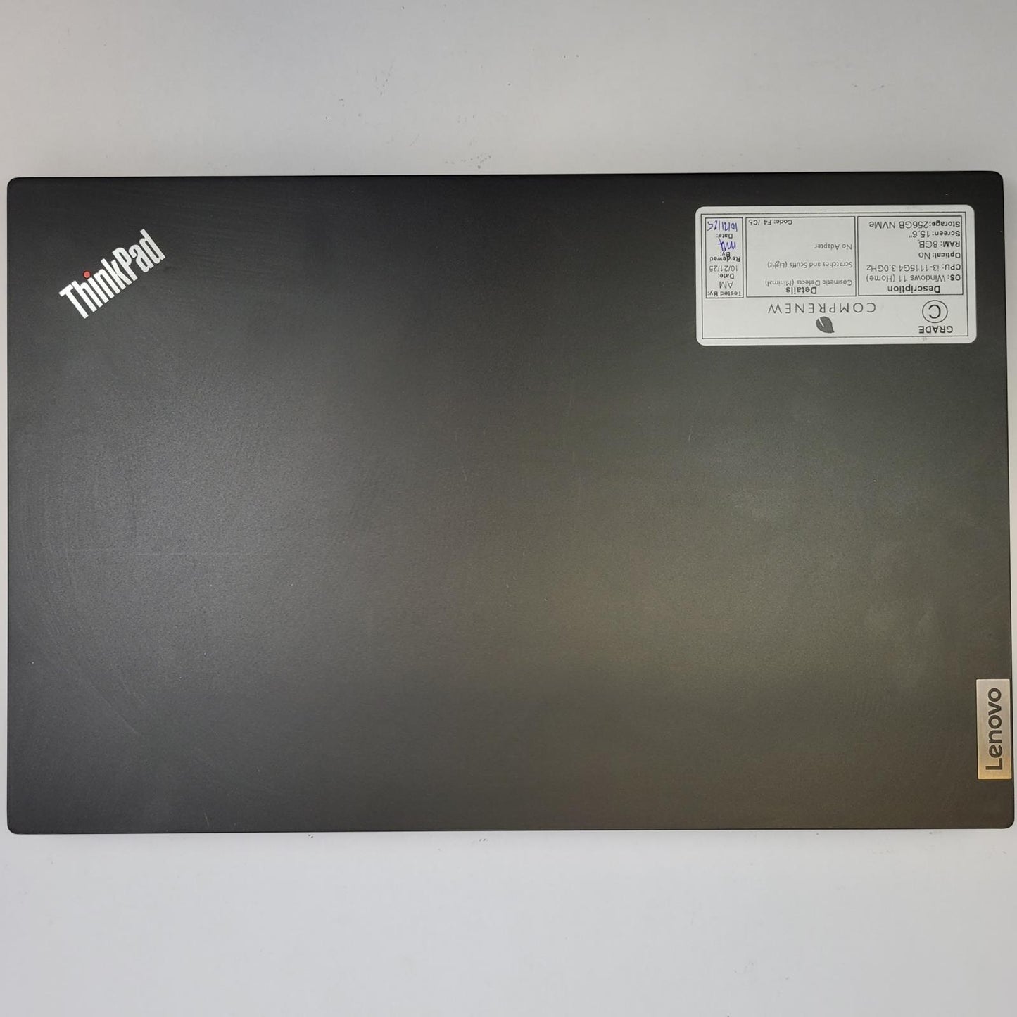 LENOVO ThinkPad E15 Win 11 I3-1115G4 8GB RAM 256GB NVME | Grade C | 10685b