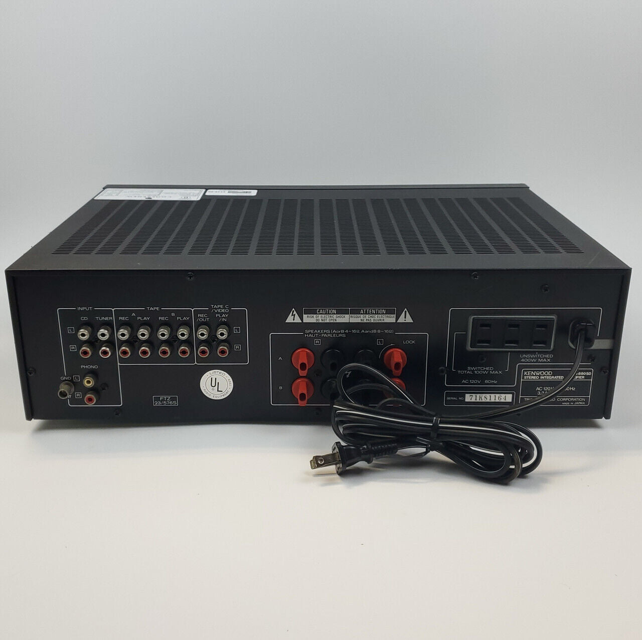 Kenwood KA-880SD Stereo Integrated Amplifier | Grade B - ShopComprenew