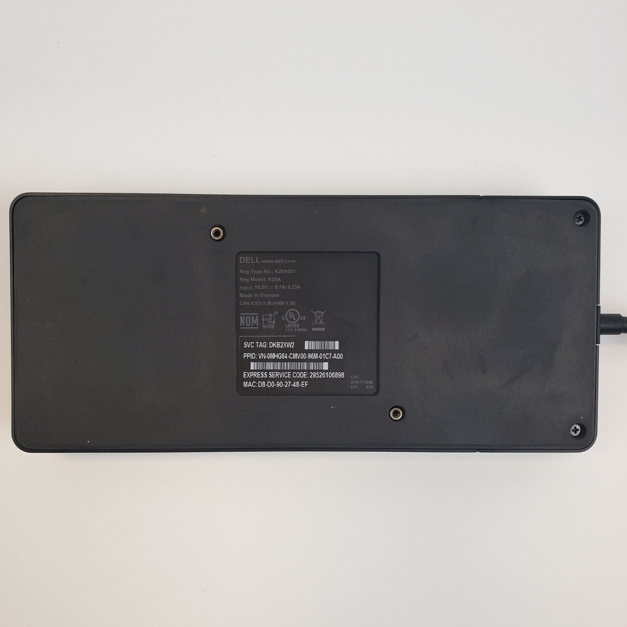 Dell K20A USB-C Docking Station | Grade A