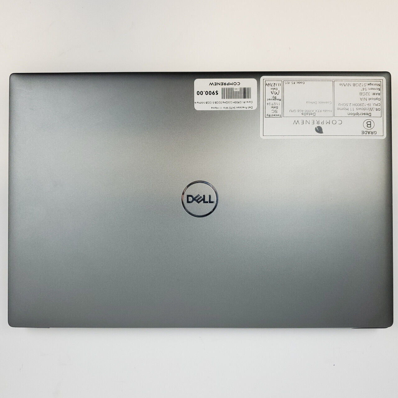 Dell Precision 5470 Win 11 Home i9-12900H 32GB RAM 512GB NVMe 4GB GPU | Grade B