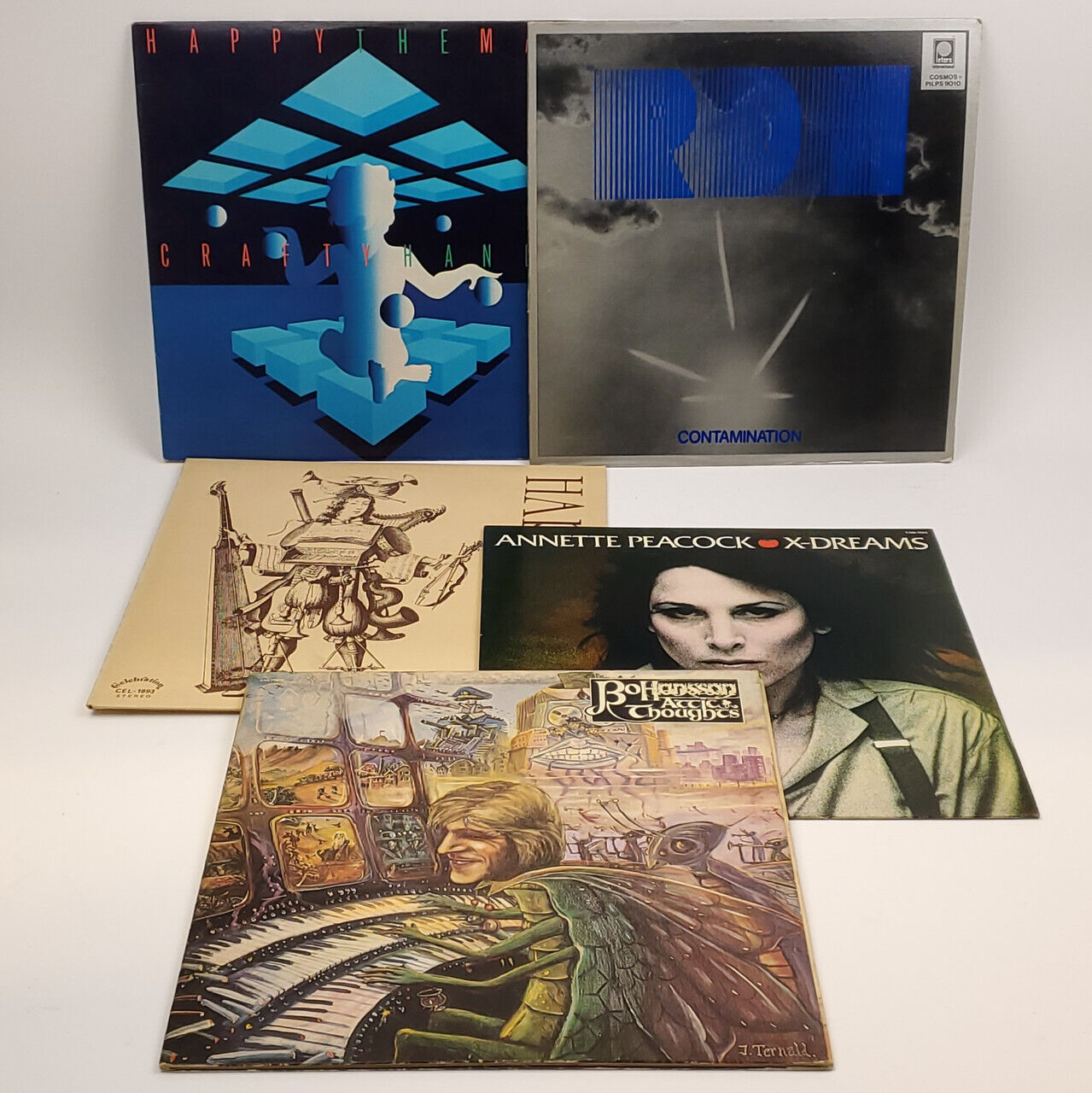 Lot of 5 - Assorted Progressive Rock Vinyl Record Album Set | Grade B | 13084 - ShopComprenew