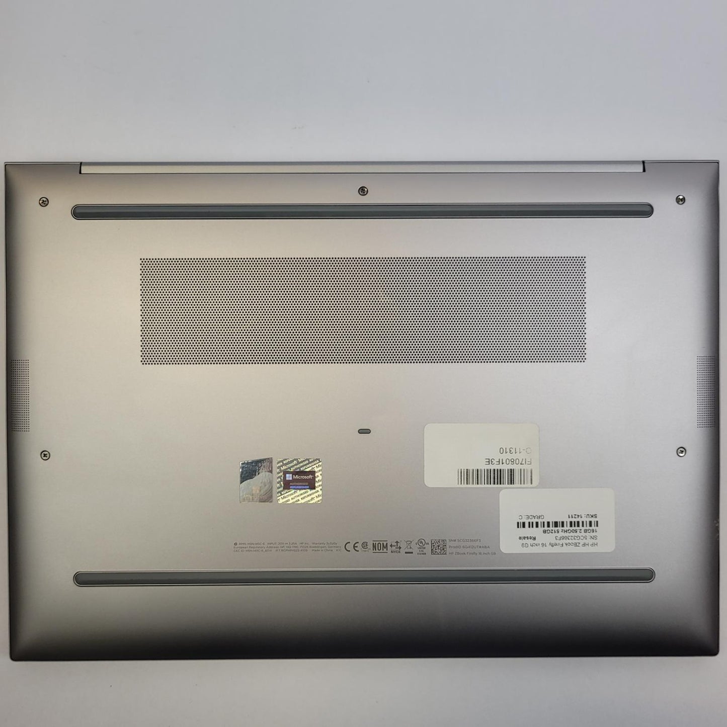 HP ZBook Firefly 16 G9 Win 11 Home i7-1270P 16GB RAM 512GB NVMe | Grade C