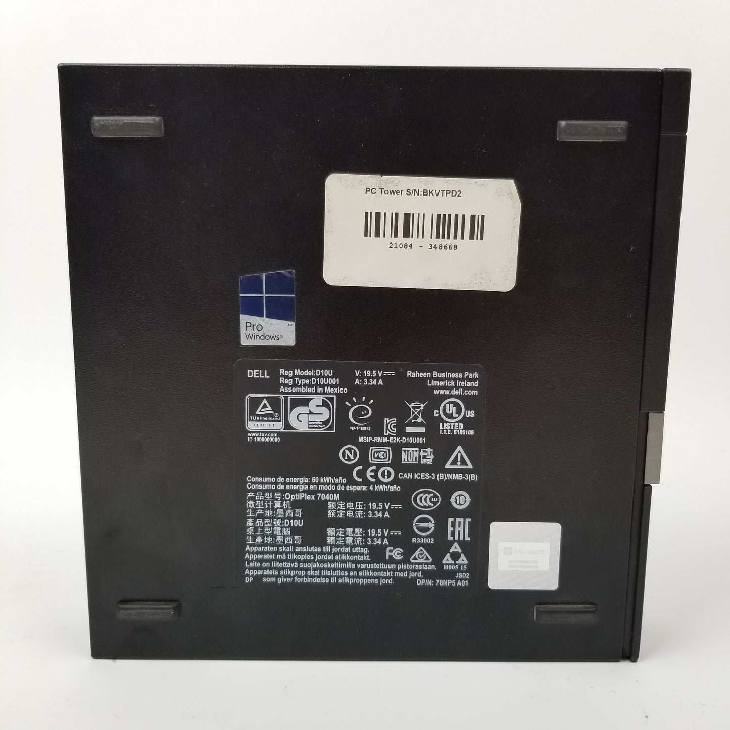 Dell Optiplex 7040 Win 10 Home i5-6500T 8GB RAM 128GB M.2 | Grade C