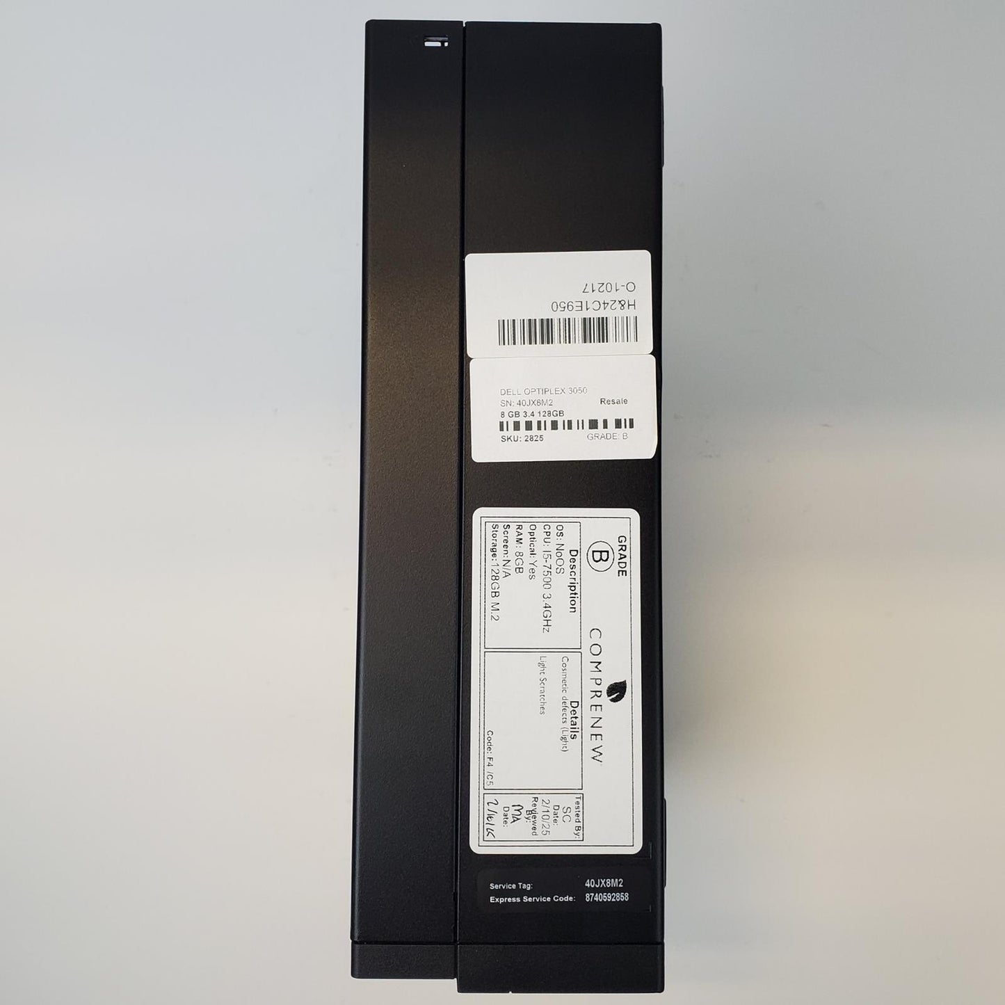 DELL OPTIPLEX 3050 No OS i5-7500 8GB RAM 256GB 2.5" SSD | Grade B | 5844b