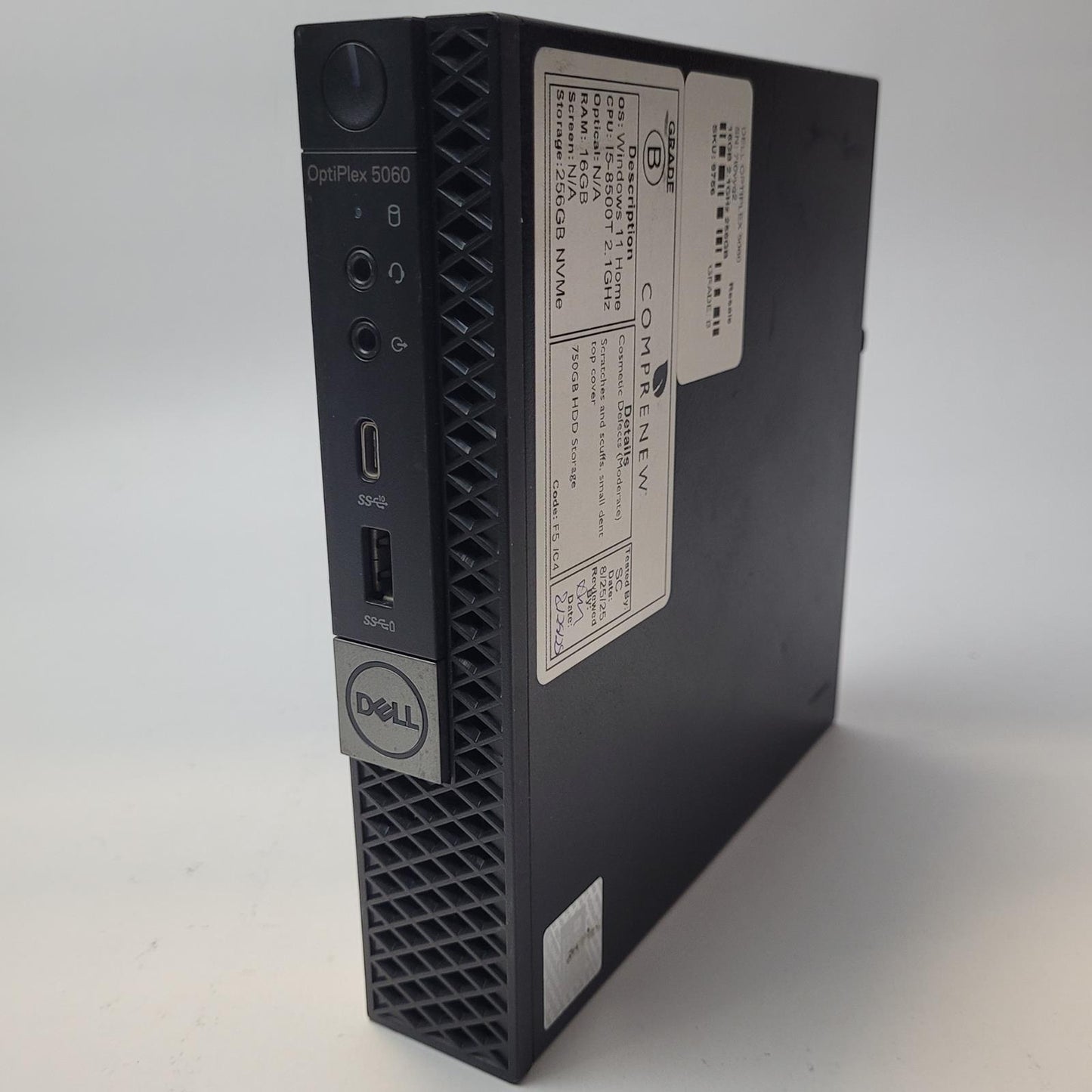 DELL OPTIPLEX 5060 Windows 11 Home i5-8500T 16GB RAM 256GB NVME | Grade B