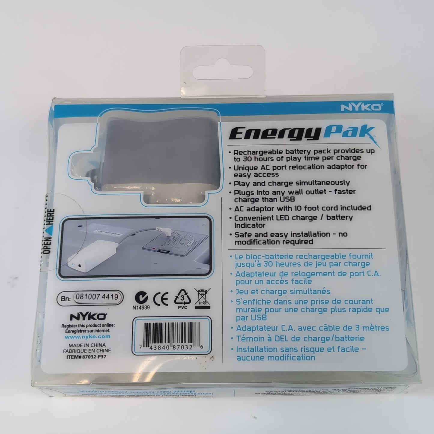 Nyko Energy Pak for Nintendo Wii Balance Board | Grade A