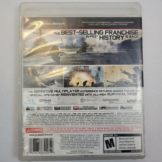 Activision Call of Duty Modern Warfare 3 PlayStation 3 Game | Grade B