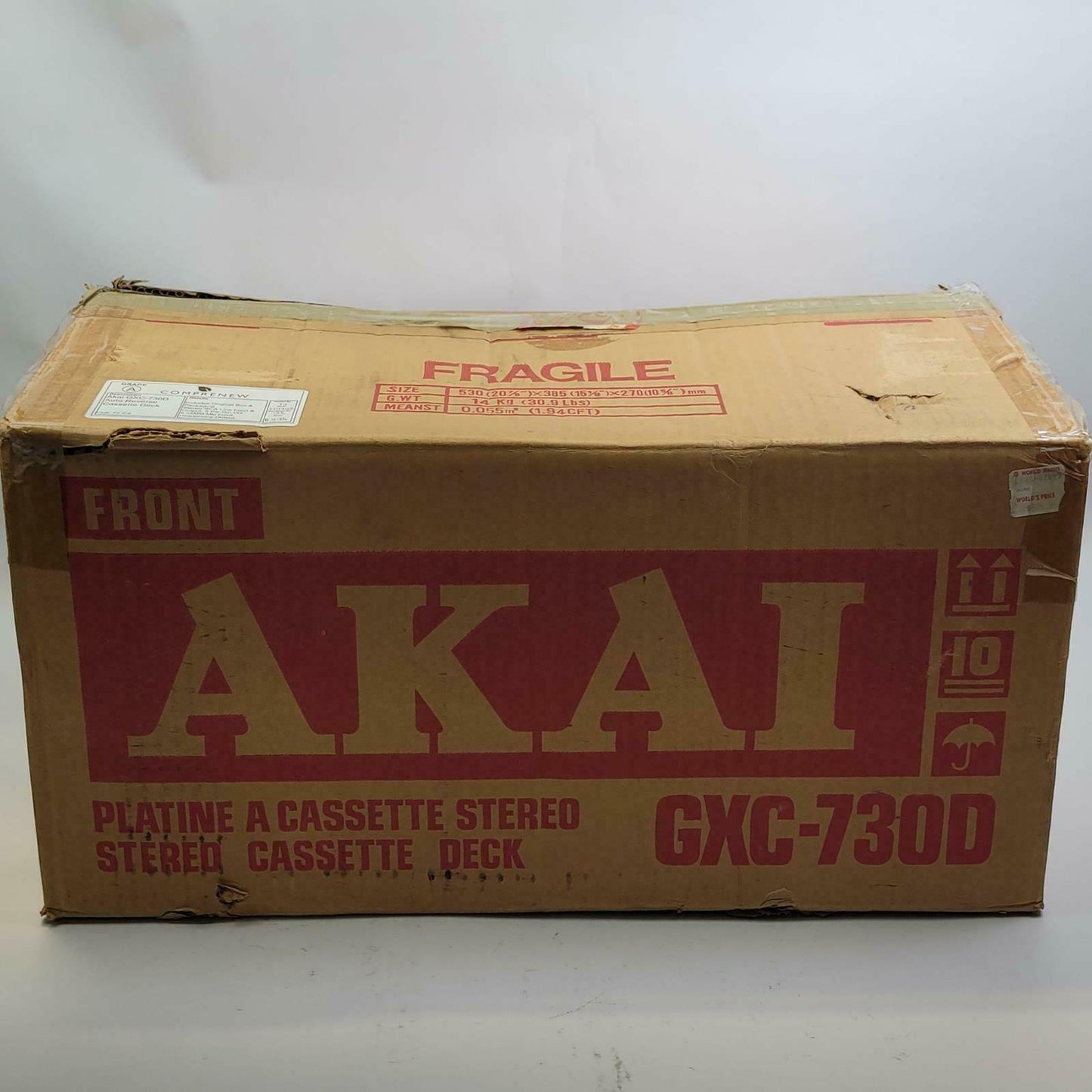 AKAI GXC-730D Auto-Reverse Cassette Deck | Grade A