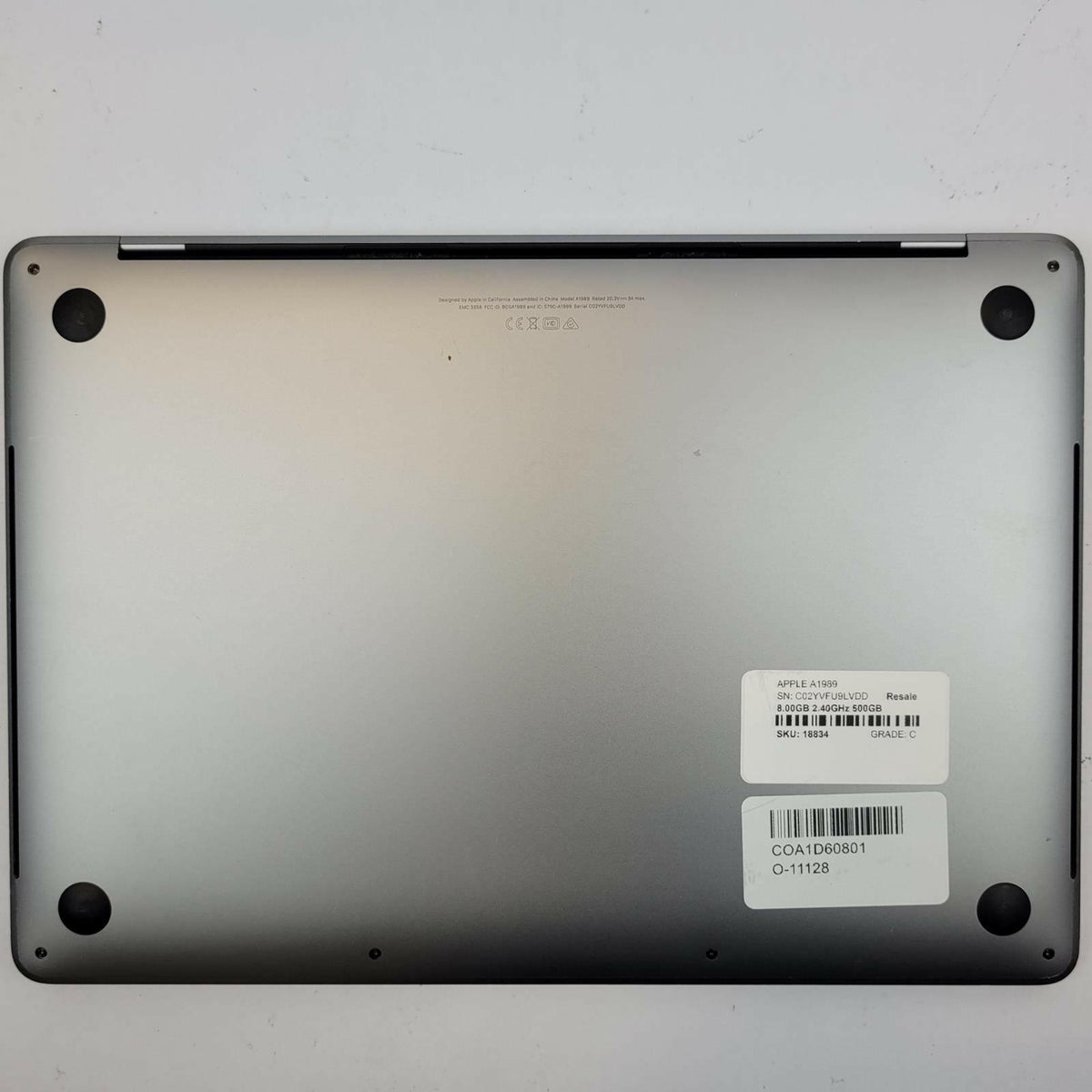 APPLE MacBook Pro A1989 MacOS Sequoia i5-8279U 8.00GB RAM 500GB NVME | Grade C