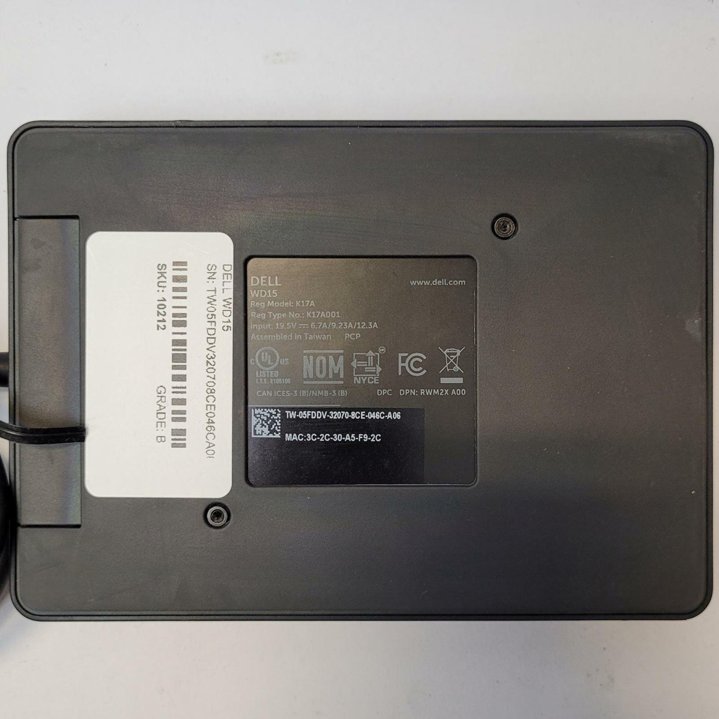 DELL WD15 Laptop Docking Station | Grade B