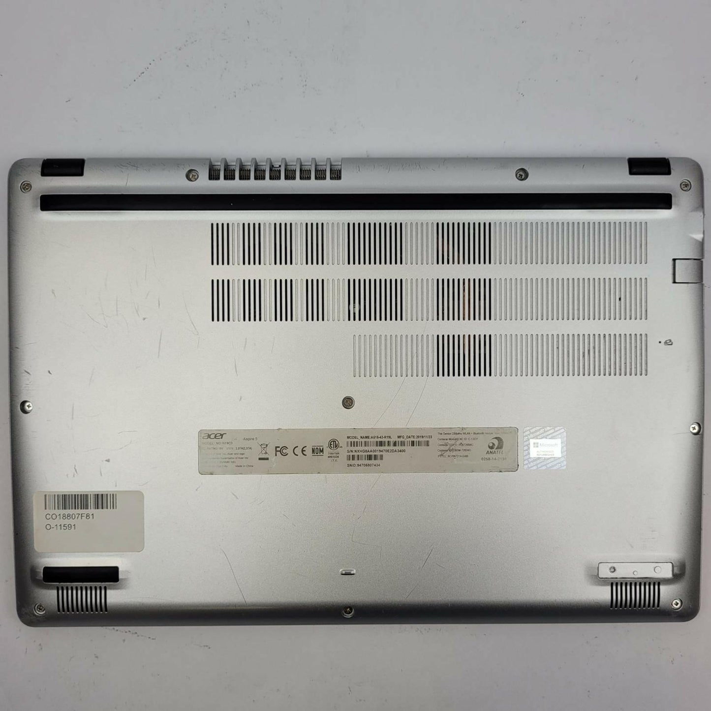 ACER Aspire A515-43 Windows 11 Home Ryzen 3 3200U 4GB RAM 128GB NVME | Grade C