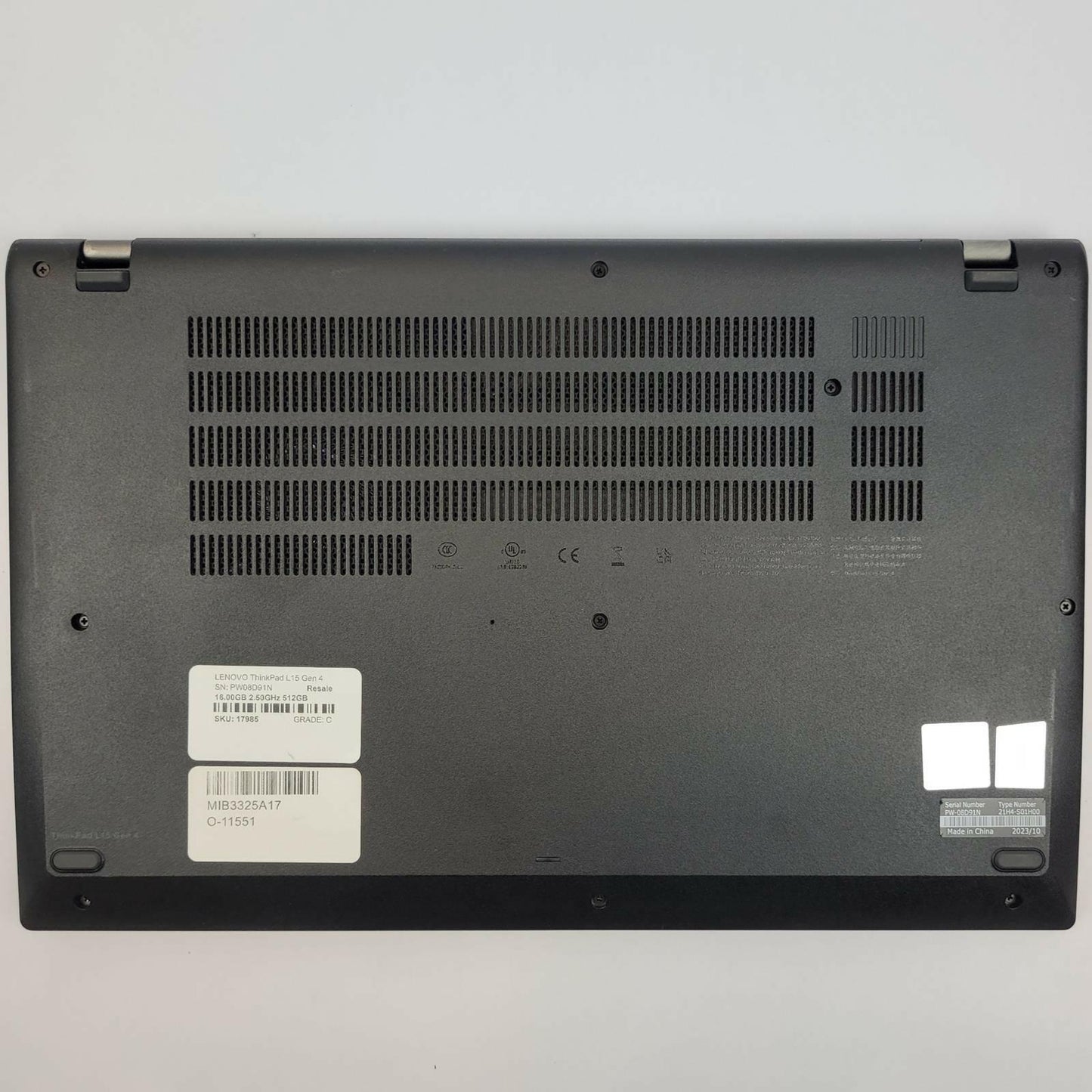 LENOVO ThinkPad L15 G4 Win 11 i5-1335U 16GB RAM 512GB NVME | Grade C