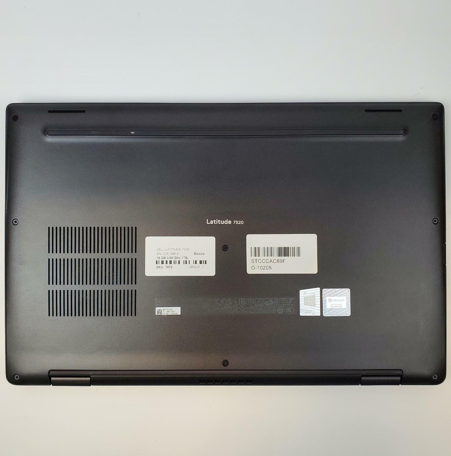 Dell Latitude 7520 Win 11 Home i7-1185G7 16GB RAM 1TB NVMe | Grade C
