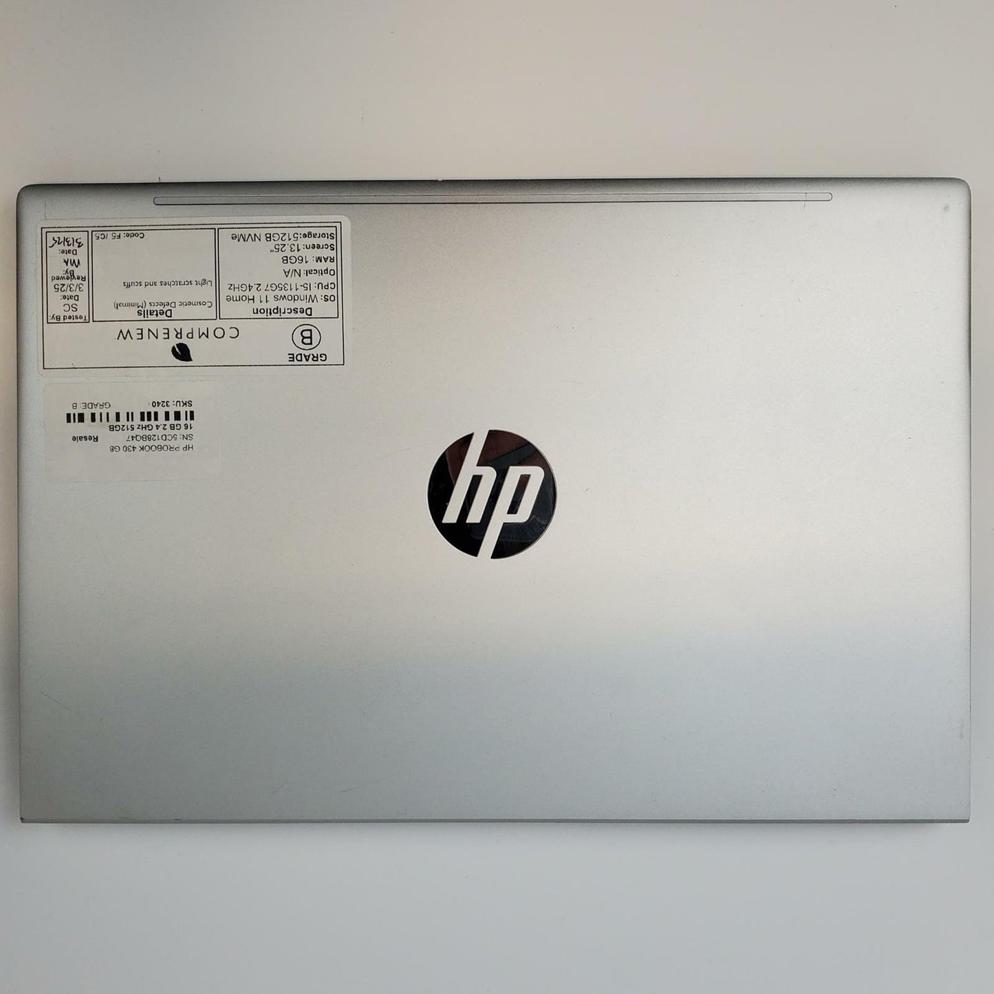 HP ProBook 430 G8 i5-1135G7 16GB RAM 512GB NVMe | Grade B
