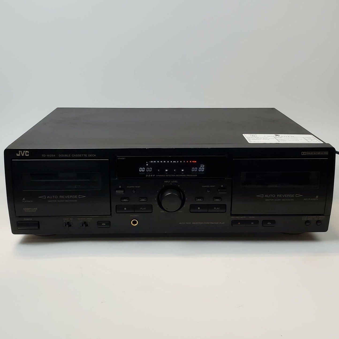 JVC TD-W254 Dual Auto Reverse Cassette Deck | Grade B