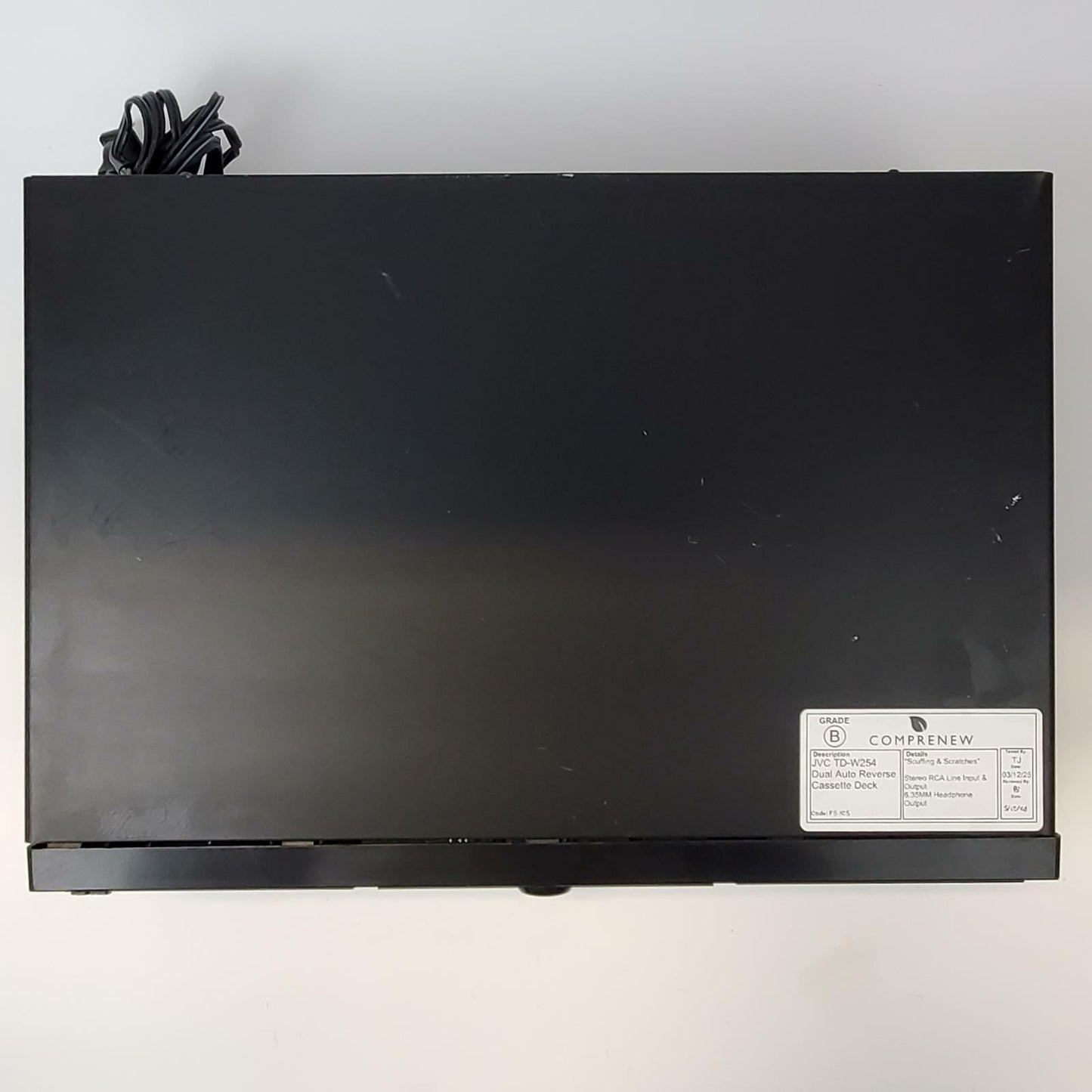 JVC TD-W254 Dual Auto Reverse Cassette Deck | Grade B