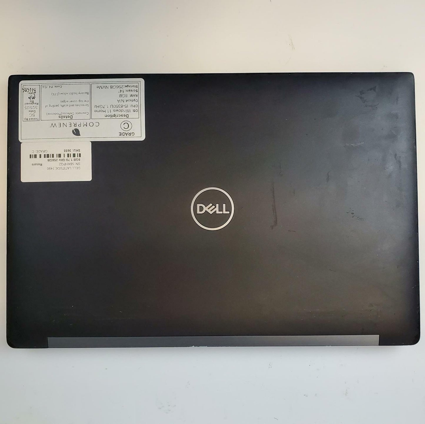 Dell Latitude 7490 Win 11 Home i5-8350U 8GB RAM 256GB NVMe | Grade C