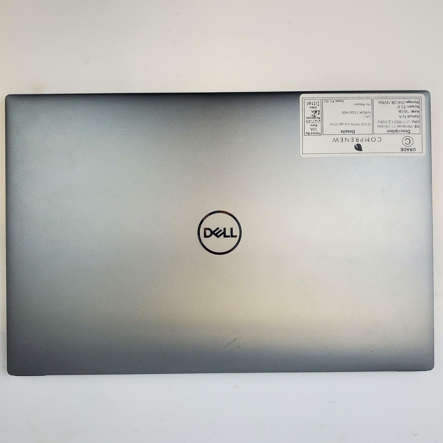 Dell Precision 5560 Win 11 Home i7-11850H 16GB RAM 256GB NVMe 4GB GPU | Grade C