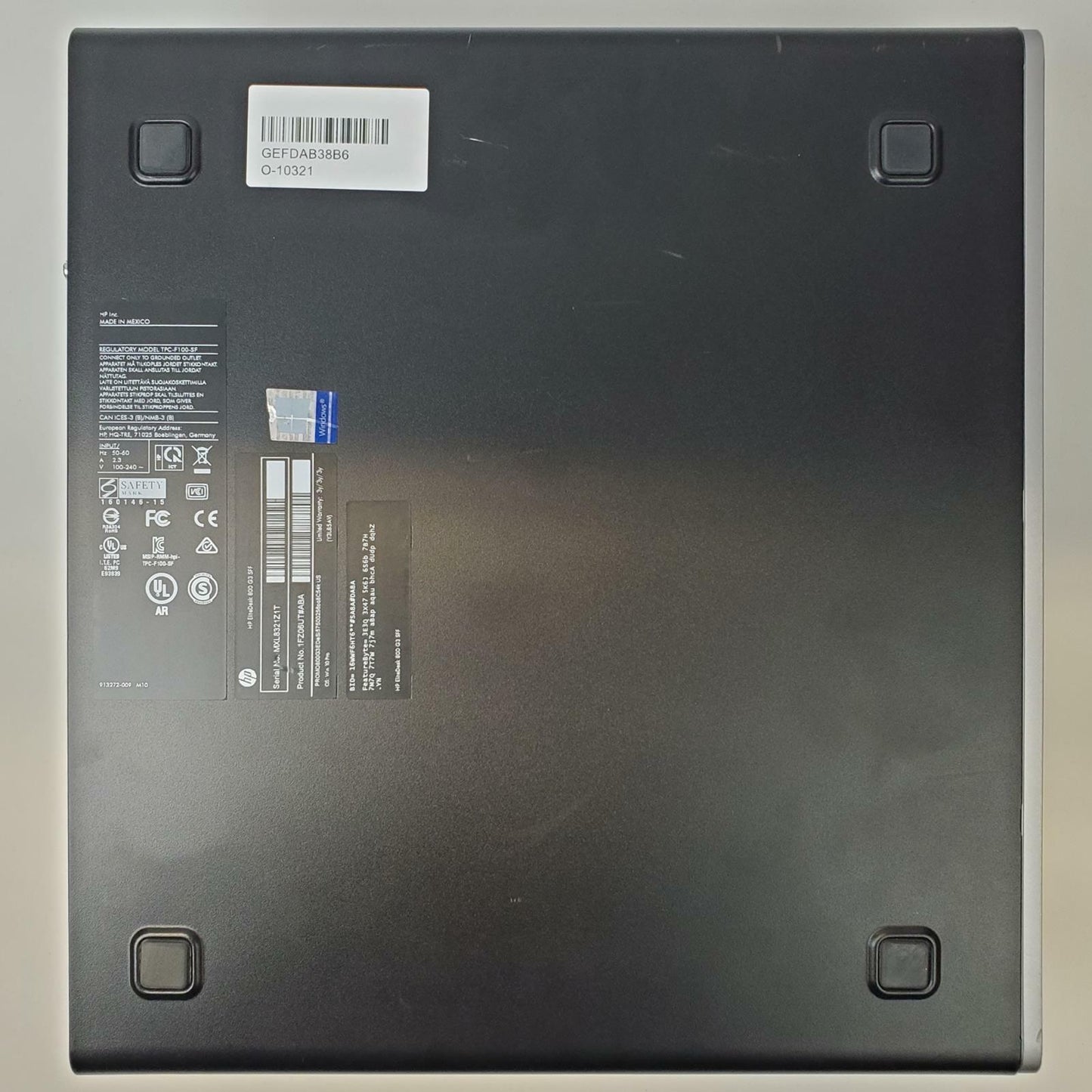 HP EliteDesk 800 G3 No OS i5-7500 8GB RAM 128GB NVMe | Grade C