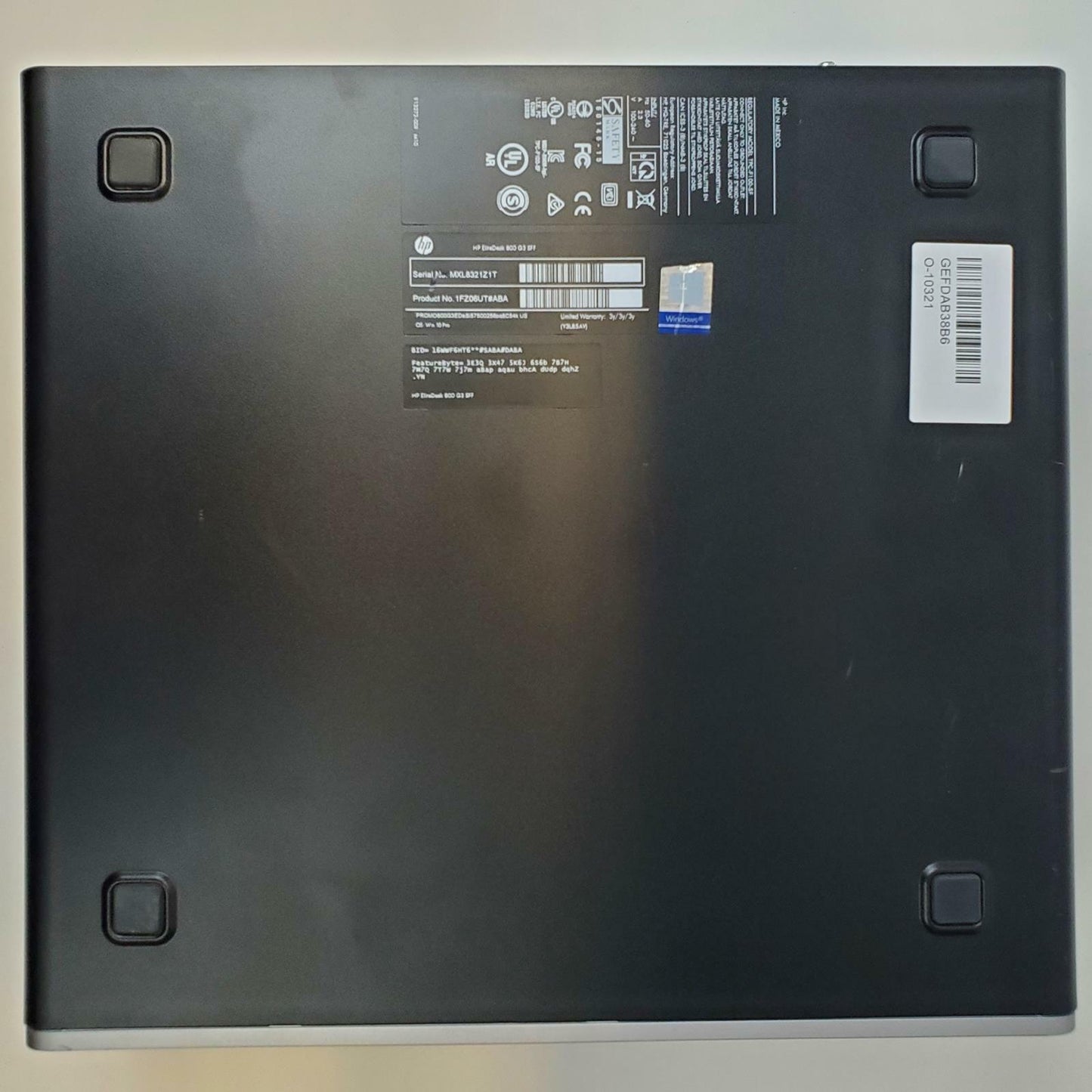 HP EliteDesk 800 G3 No OS i5-7500 8GB RAM 128GB NVMe | Grade C