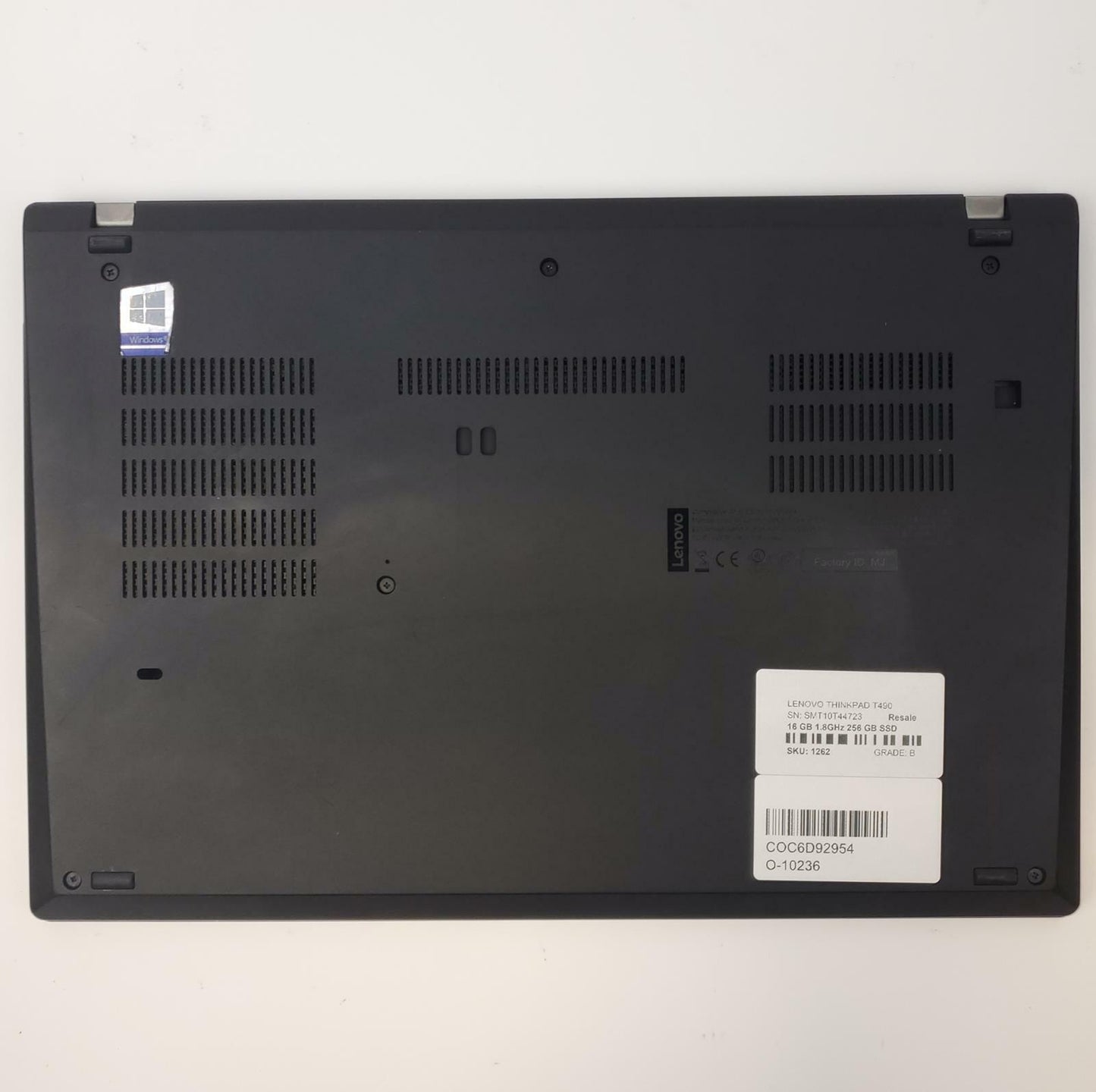 Lenovo ThinkPad T490 Win 11 Home i7-8565U 16GB RAM 256GB NVMe | Grade B