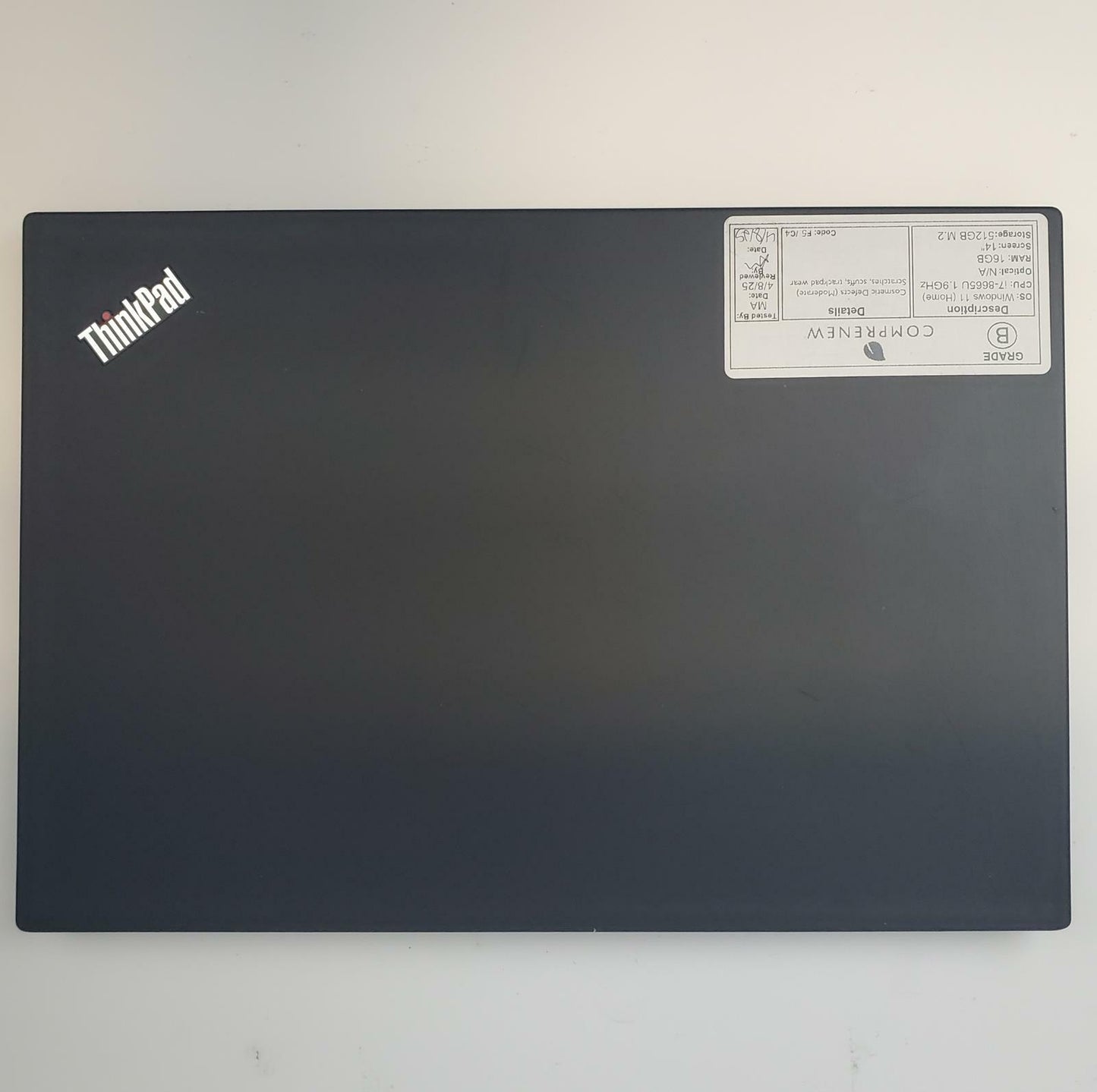 Lenovo ThinkPad T490 Win 11 Home i7-8665U 16GB RAM 512GB M.2 | Grade B