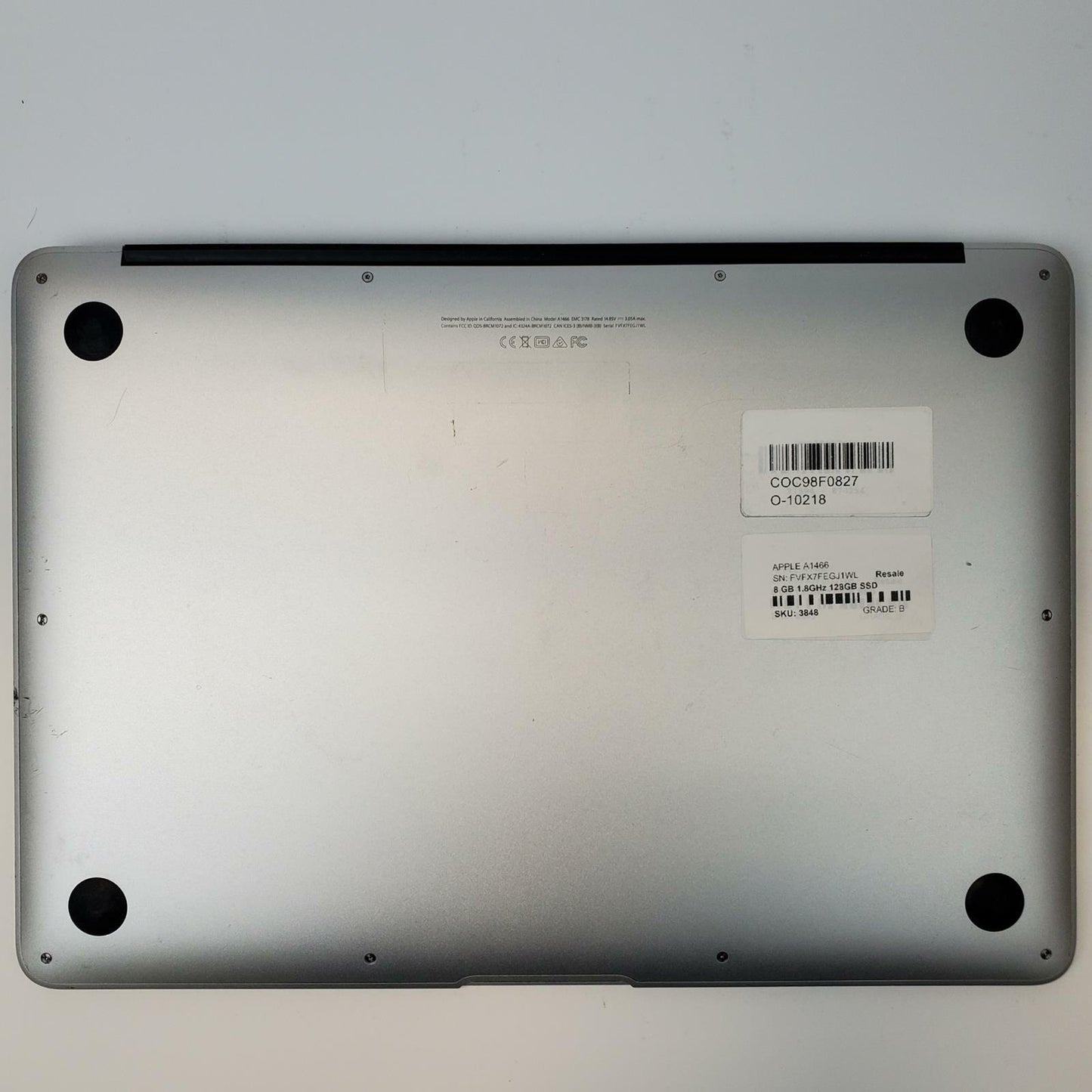 Apple A1466 MacBook Air Monterey i5-5350U 8GB RAM 128GB M.2 | Grade B | 3848