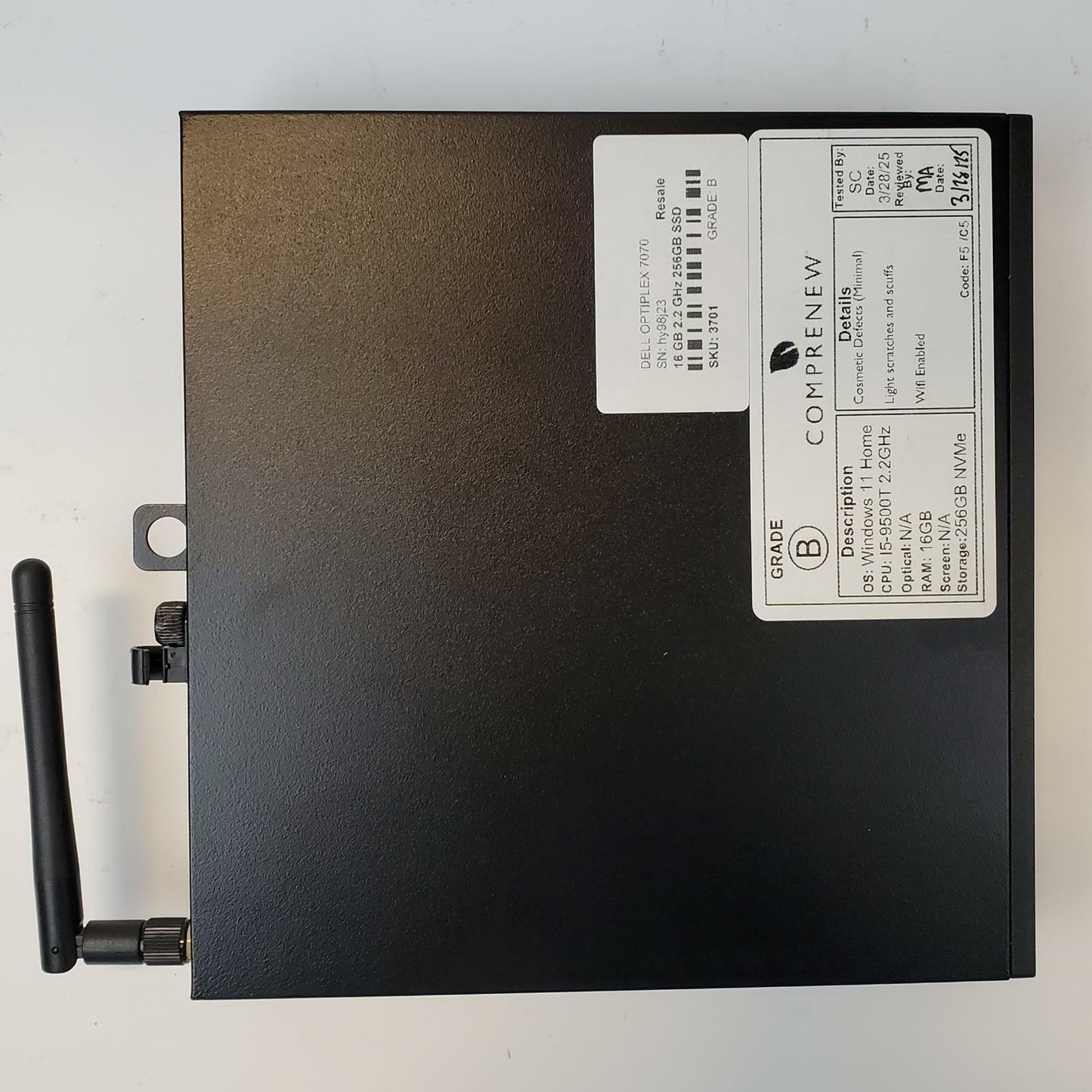 Dell OptiPlex 7070 Win 11 Home i5-9500T 16GB RAM 256GB NVMe | Grade B | 3701
