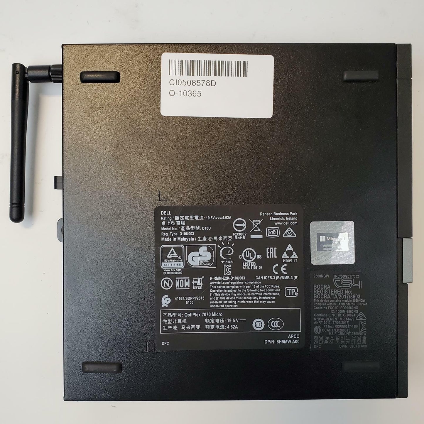 Dell OptiPlex 7070 Win 11 Home i5-9500T 16GB RAM 256GB NVMe | Grade B | 3701