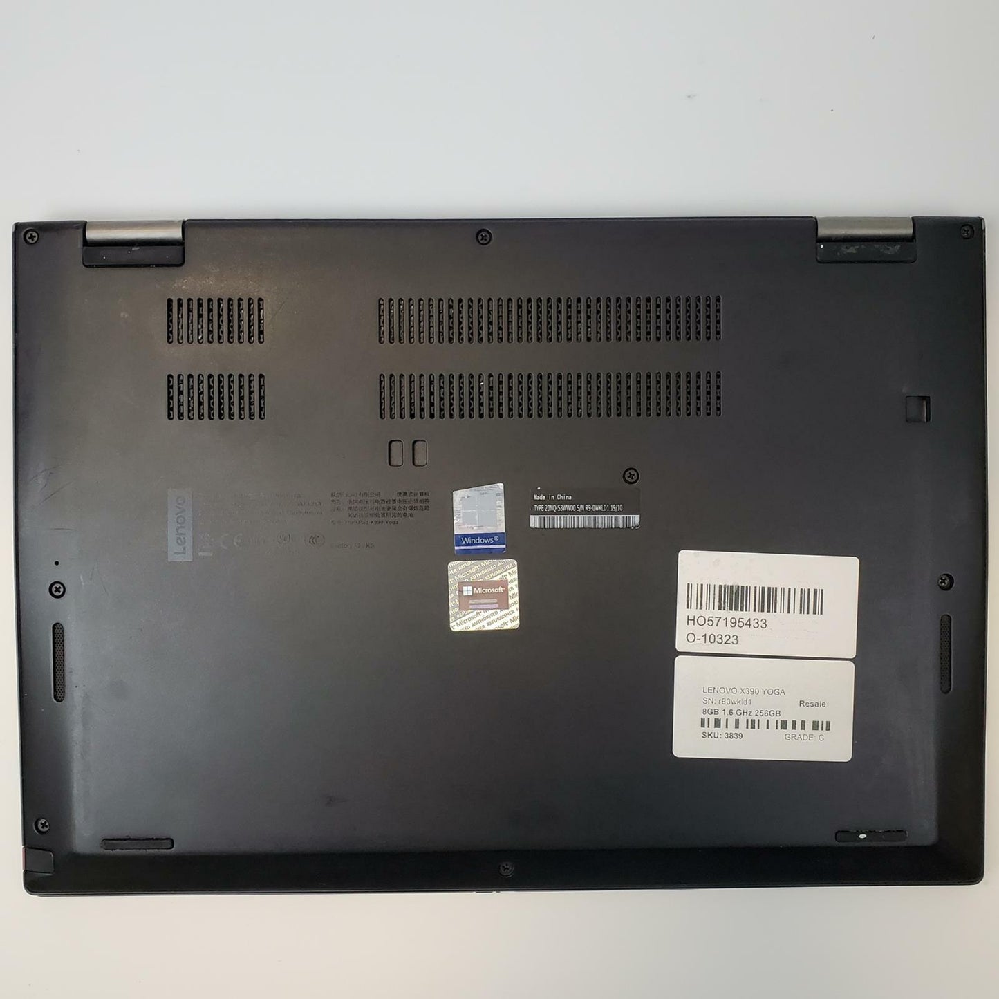 Lenovo ThinkPad X390 Yoga Win 11 Home i5-8365U 8GB RAM 256GB M.2 | Grade C
