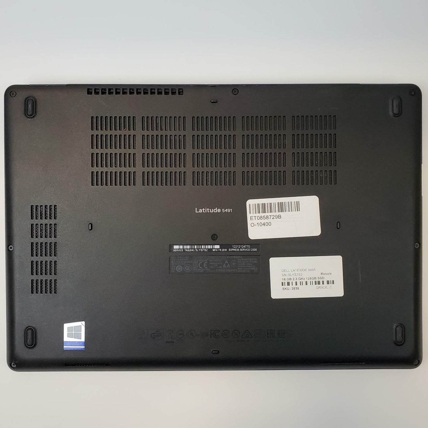 Dell Latitude 5491 Win 11 Home i5-8300H 16GB RAM 128GB M.2 | Grade C