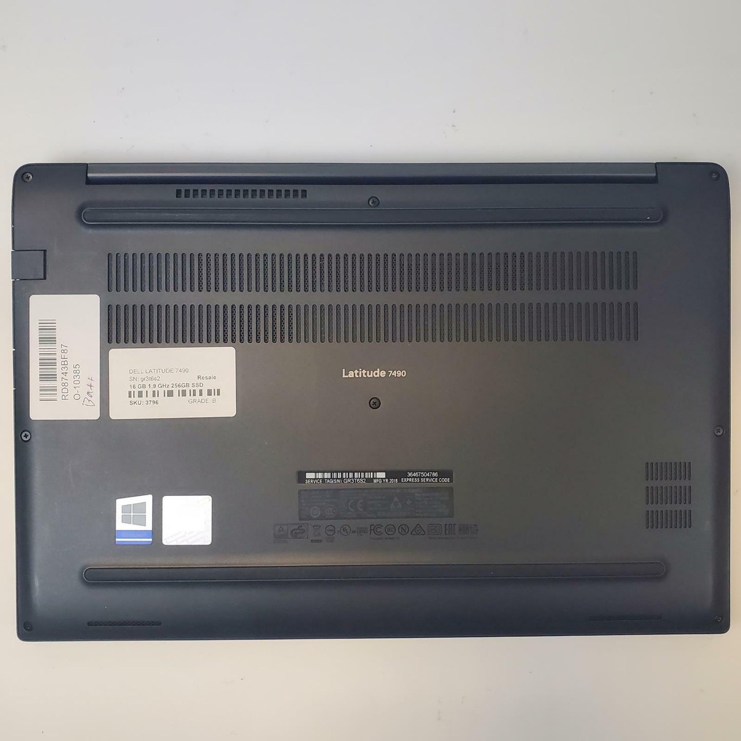 Dell Latitude 7490 Win 11 Home i7-8650U 16GB RAM 256GB M.2 | Grade B | 3796