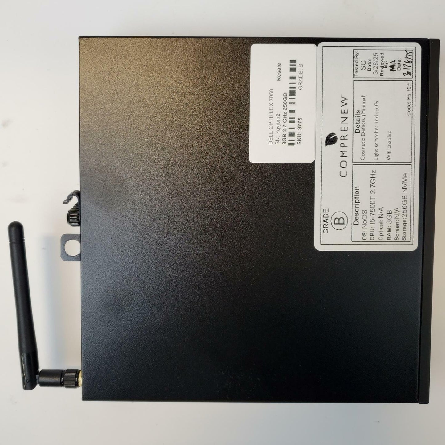 Dell OptiPlex 7050 No OS i5-7500T 8GB RAM 256GB NVMe | Grade B | 3774