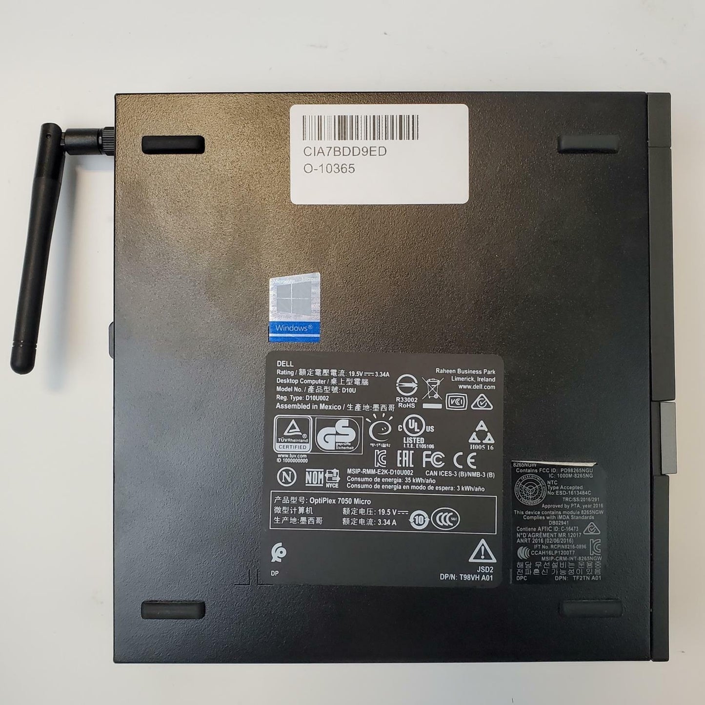 Dell OptiPlex 7050 No OS i5-7500T 8GB RAM 256GB NVMe | Grade B | 3774