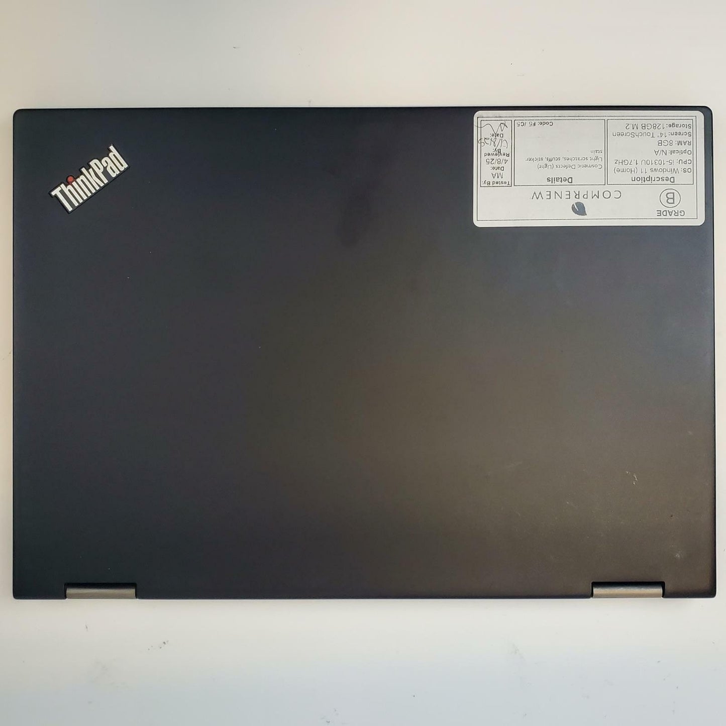 Lenovo ThinkPad X13 Yoga Win 11 Home i5-10310U 8GB RAM 128GB M.2 | Grade B