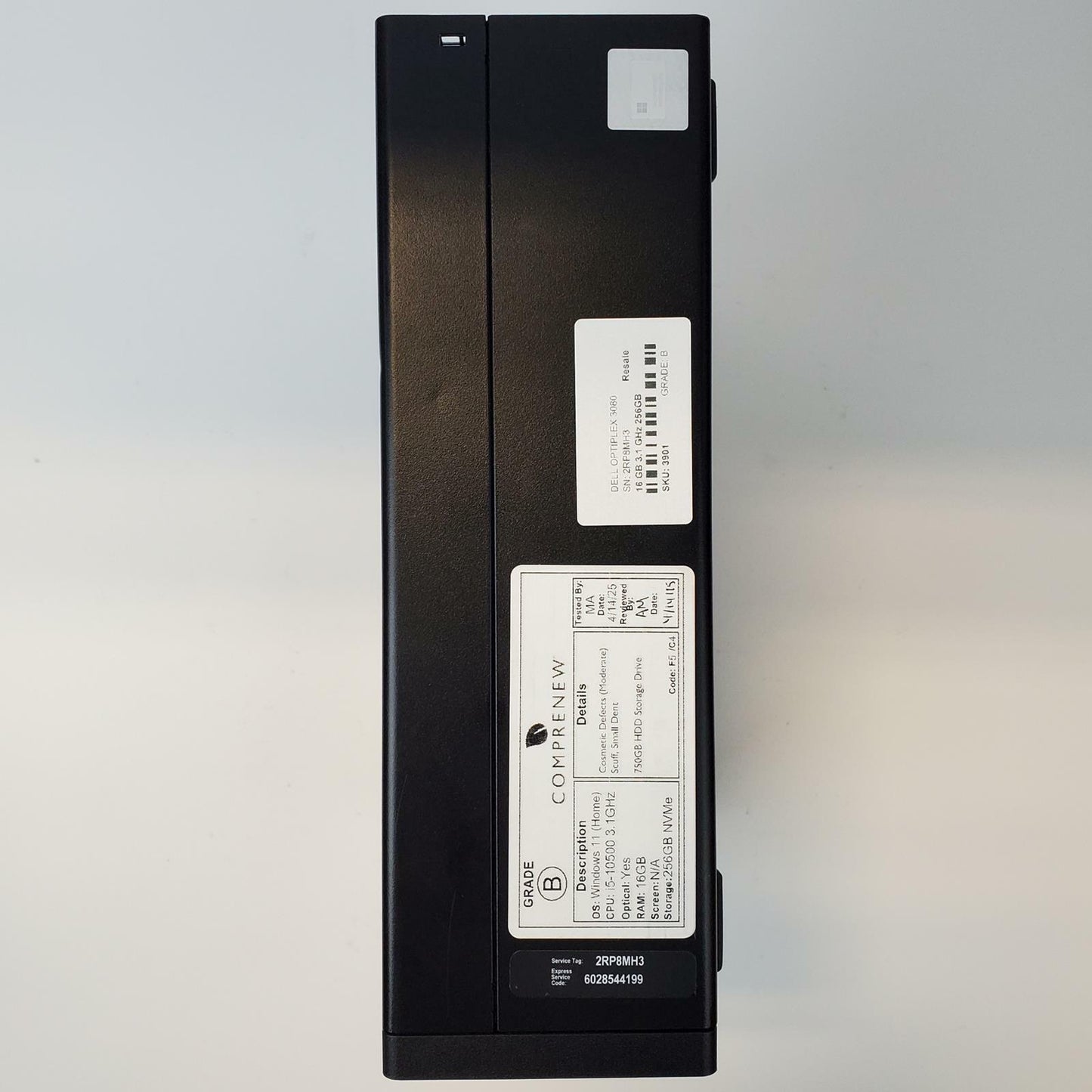 Dell OptiPlex 3080 Win 11 Home i5-10500 16GB RAM 256GB NVMe | Grade B | 3901