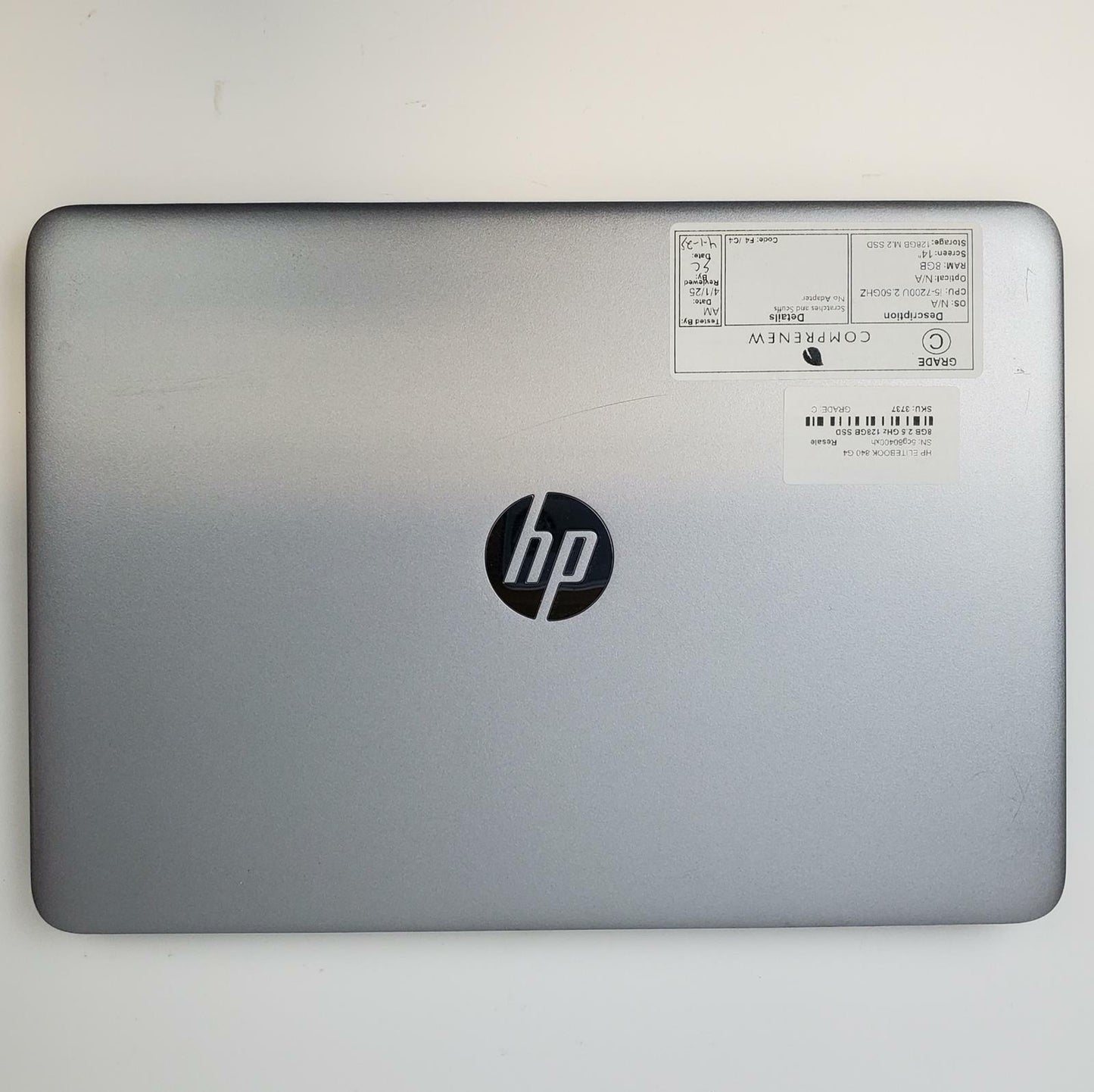 HP EliteBook 840 G4 No OS i5-7200U 8GB RAM 128GB M.2 | Grade C