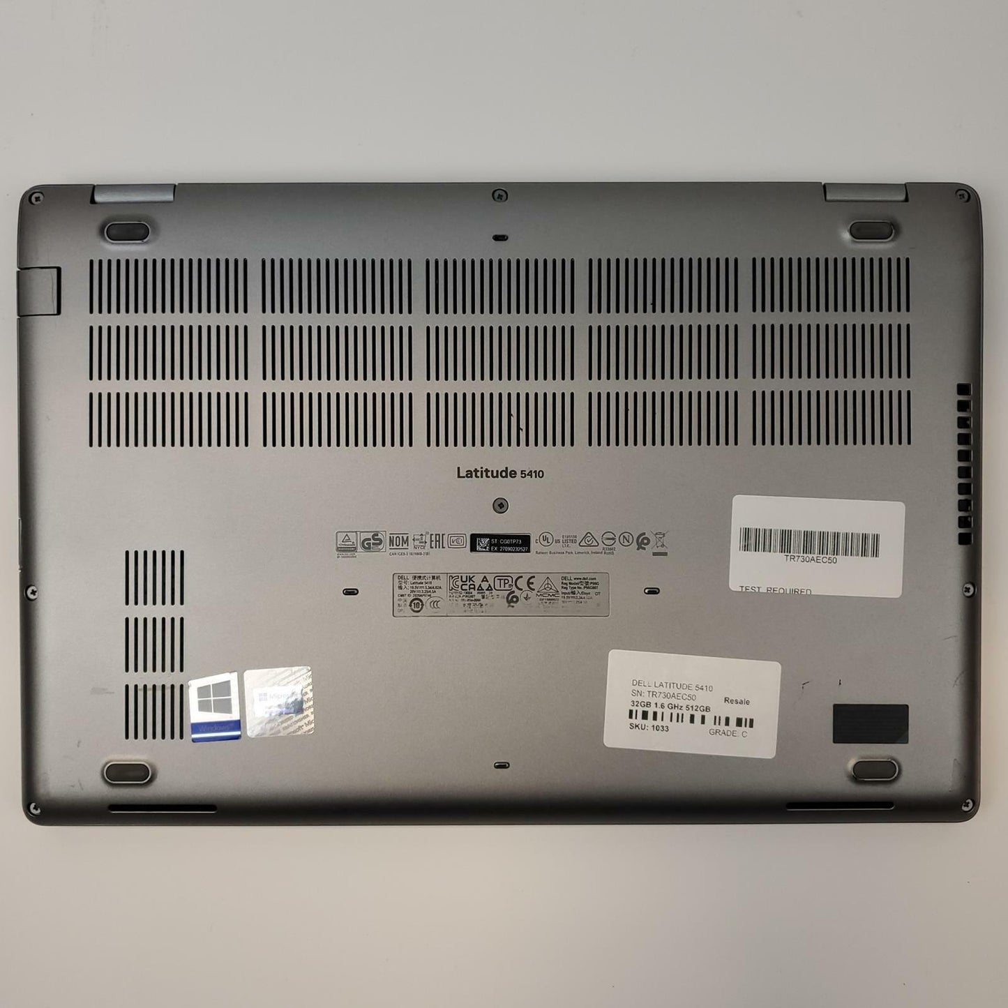 Dell Latitude 5410 Win 11 Home i5-10210U 32GB RAM 512GB NVMe | Grade C