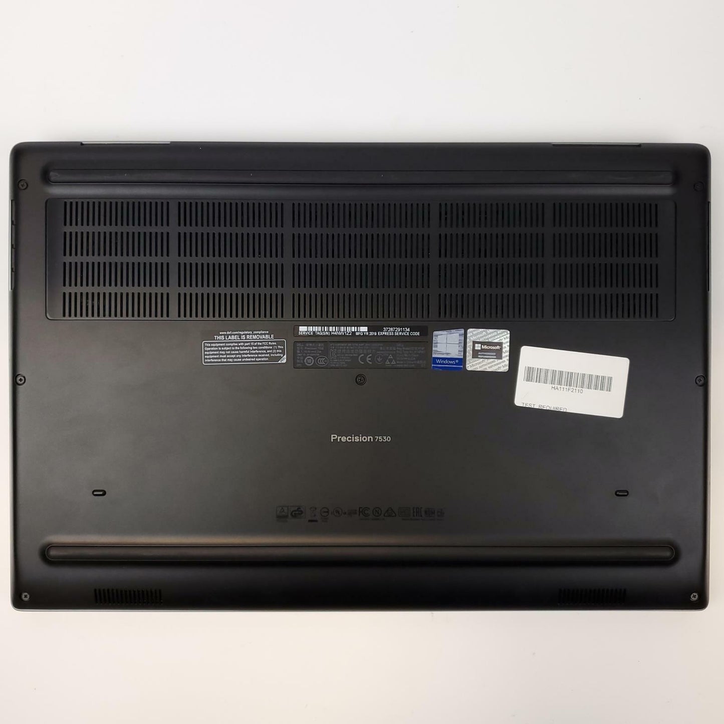 Dell Precision 7530 i7-8850H 32GB RAM 256GB NVMe 6GB GPU | Grade C