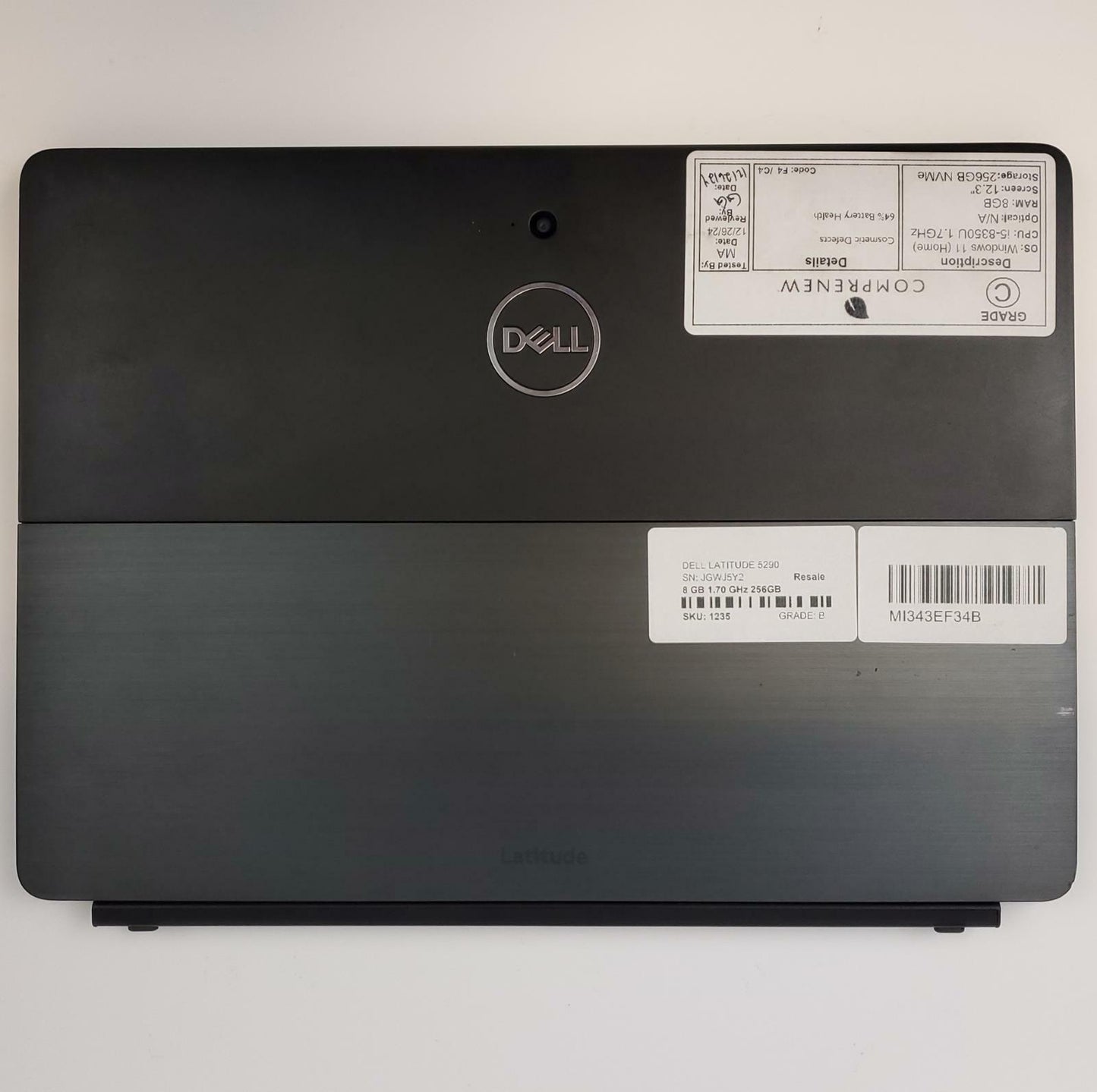 Dell Latitude 5290 Win 11 Home i5-8350U 8GB RAM 256GB NVMe | Grade C