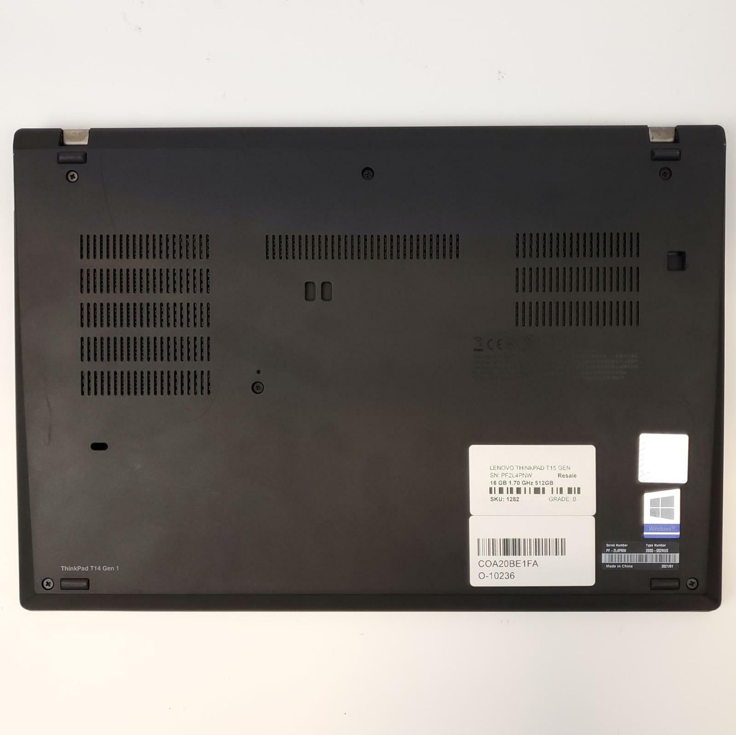 Lenovo ThinkPad T15 Gen 1 Win 11 Home i7-10510U 16GB RAM 512GB NVMe | Grade B