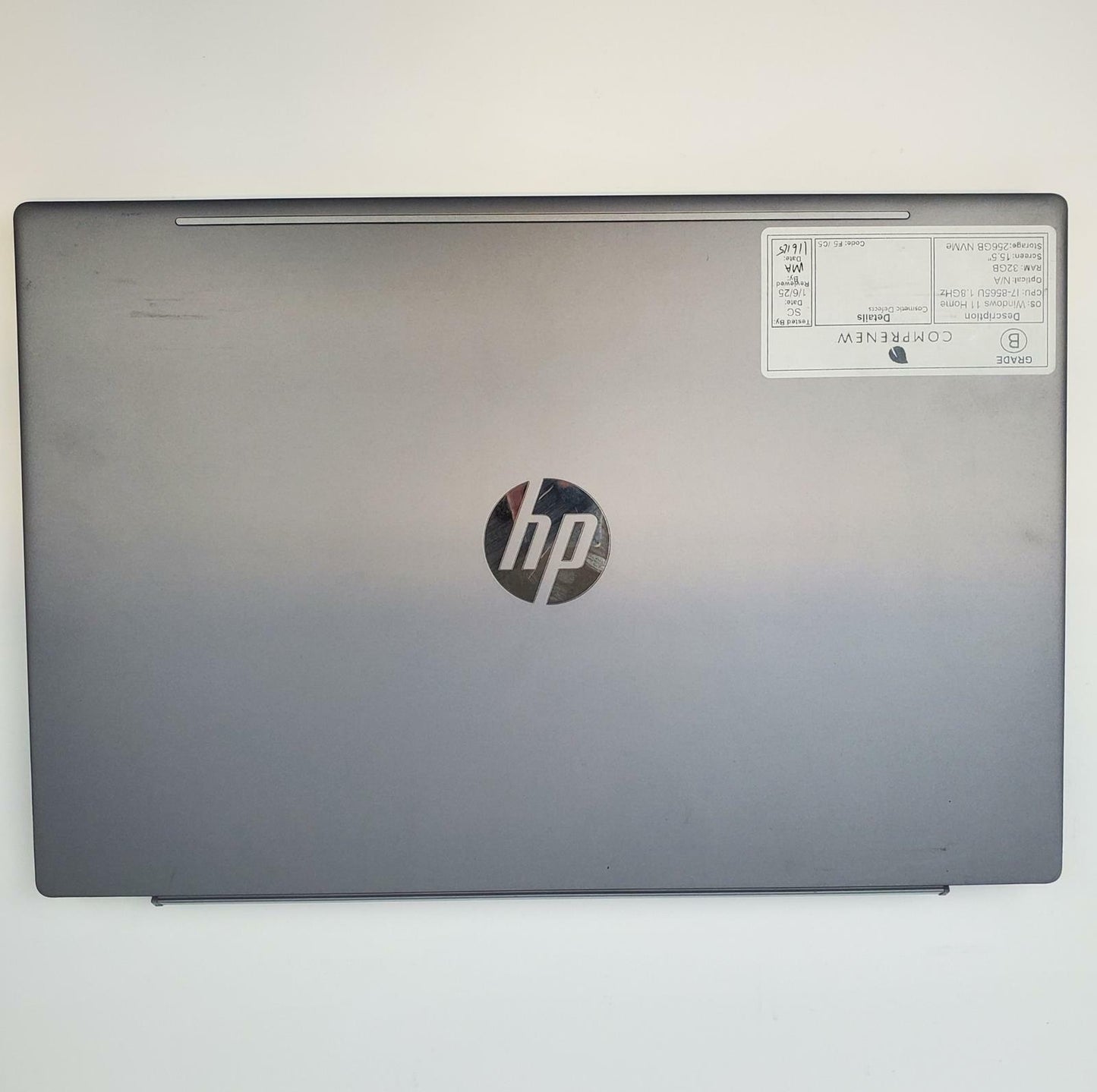 HP Pavilion 15-CS2064ST Win 11 Home i7-8565U 32GB RAM 256GB NVMe | Grade B
