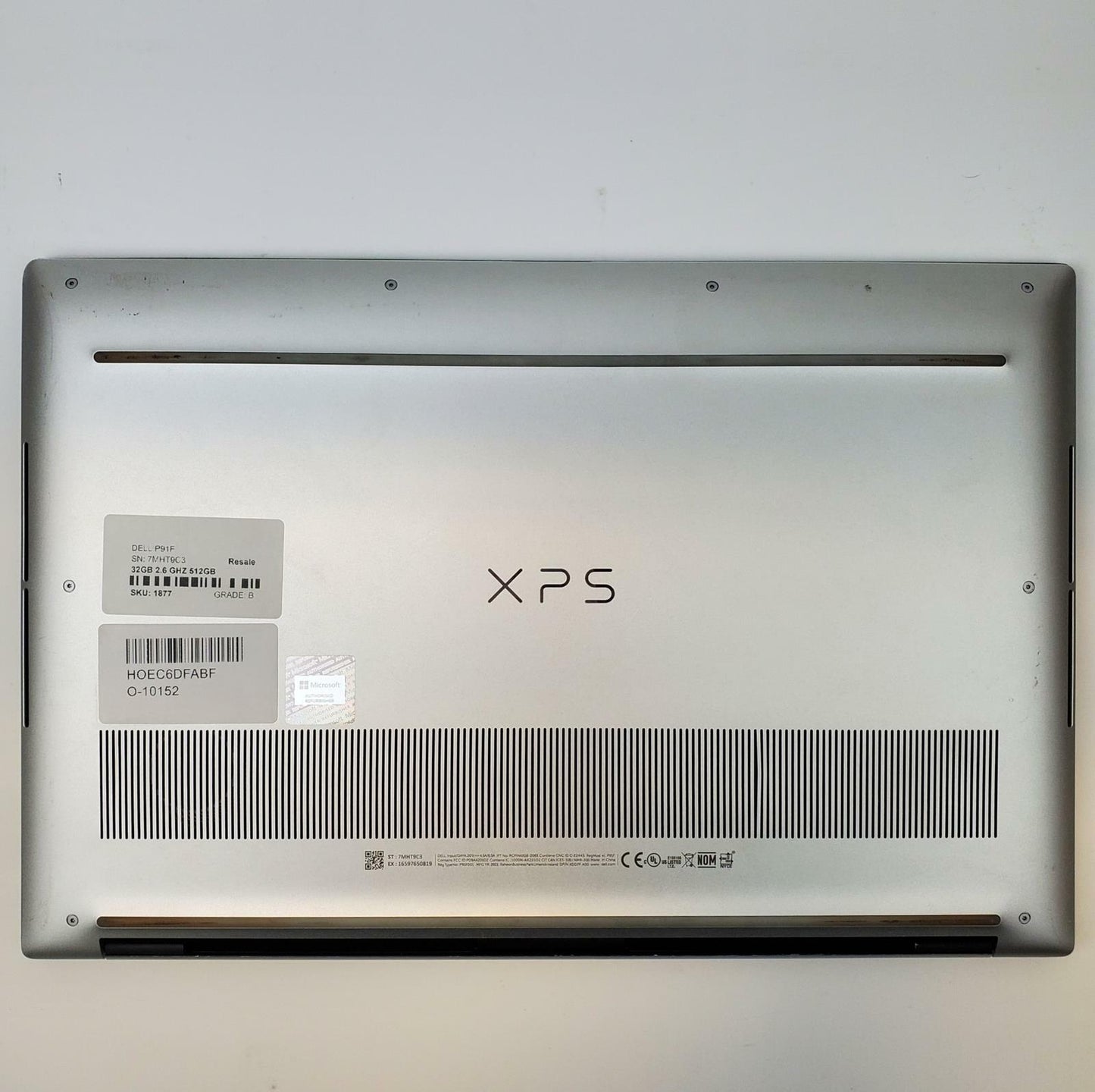 Dell XPS P91F Win 11 Home i7-10750H 32GB RAM 512GB NVMe 4GB GPU | Grade B