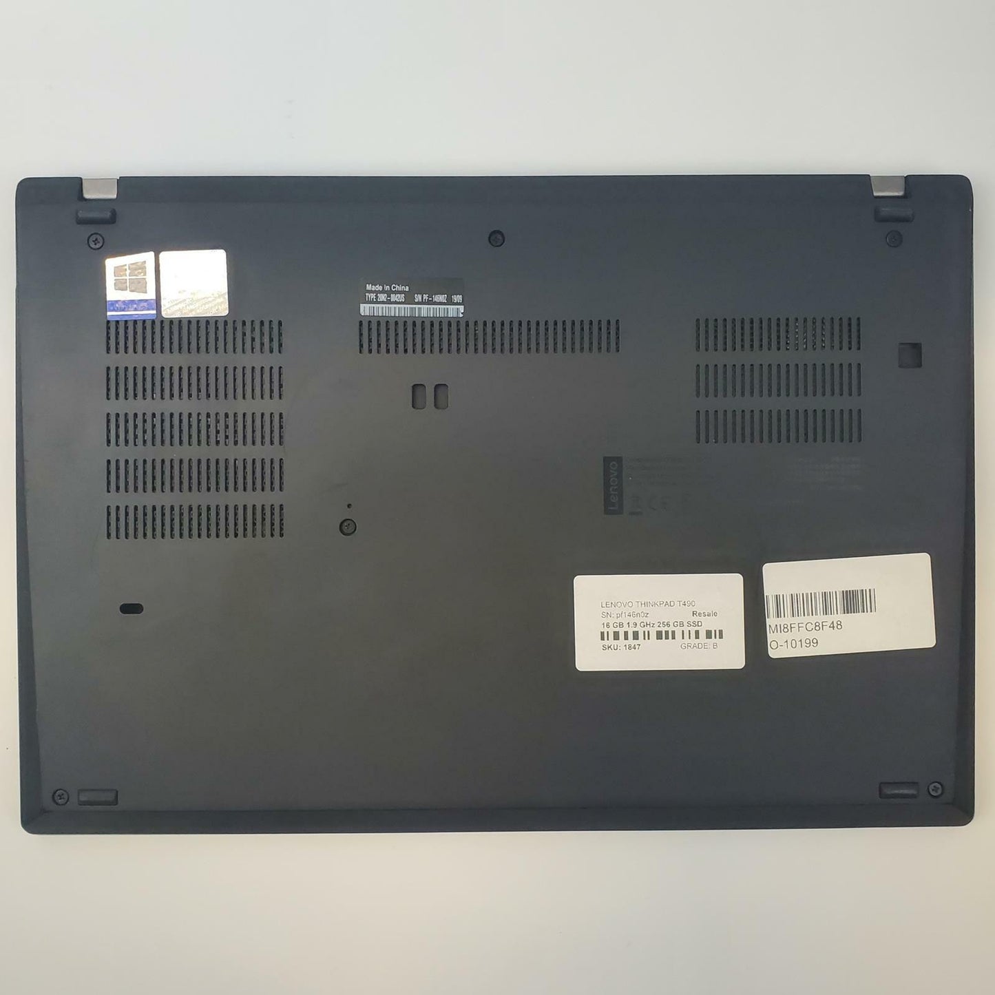 Lenovo ThinkPad T490 Win 11 Home i7-8665U 16GB RAM 256GB NVMe | Grade B