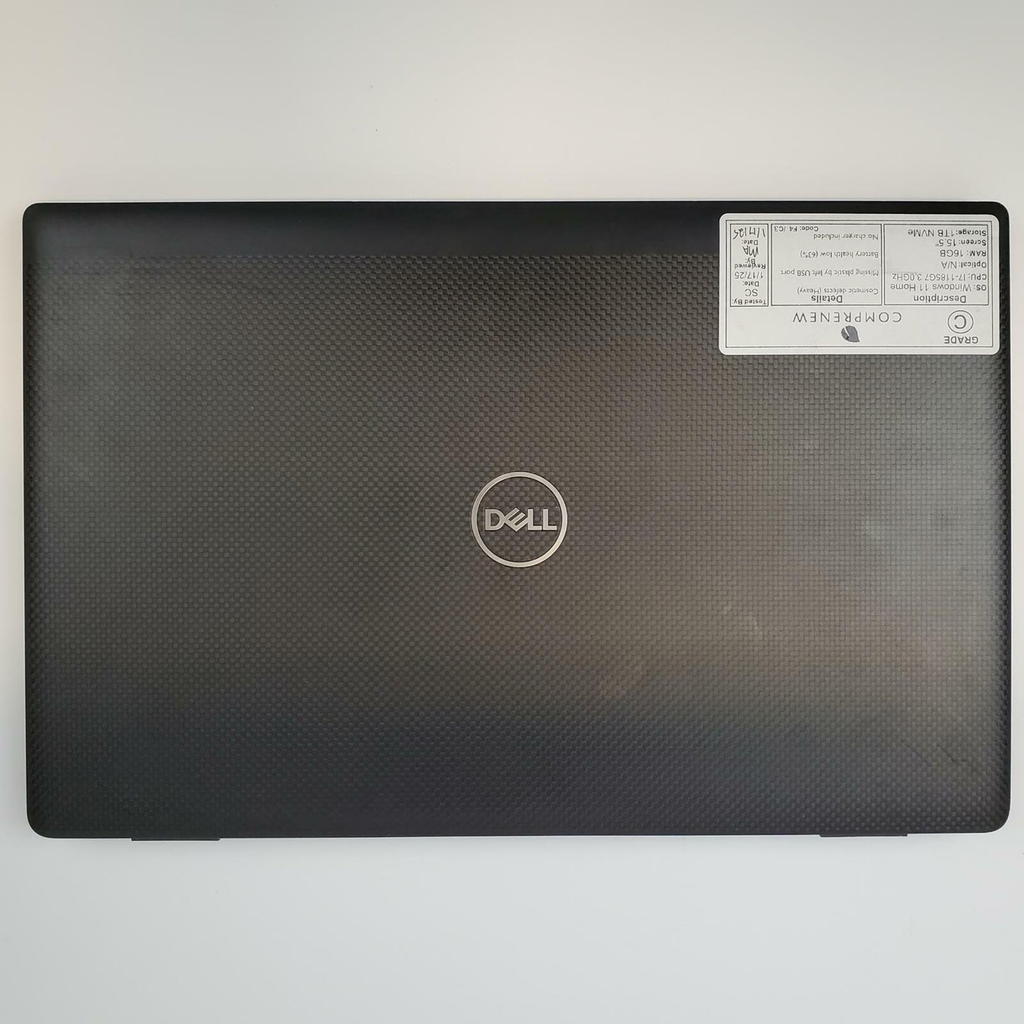 Dell Latitude 7520 Win 11 Home i7-1185G7 16GB RAM 1TB NVMe | Grade C