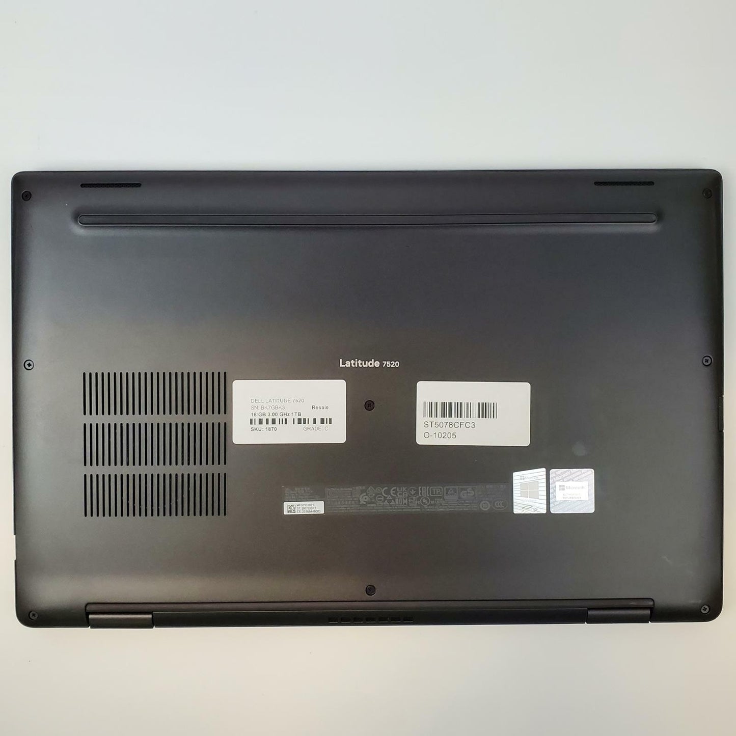 Dell Latitude 7520 Win 11 Home i7-1185G7 16GB RAM 1TB NVMe | Grade C